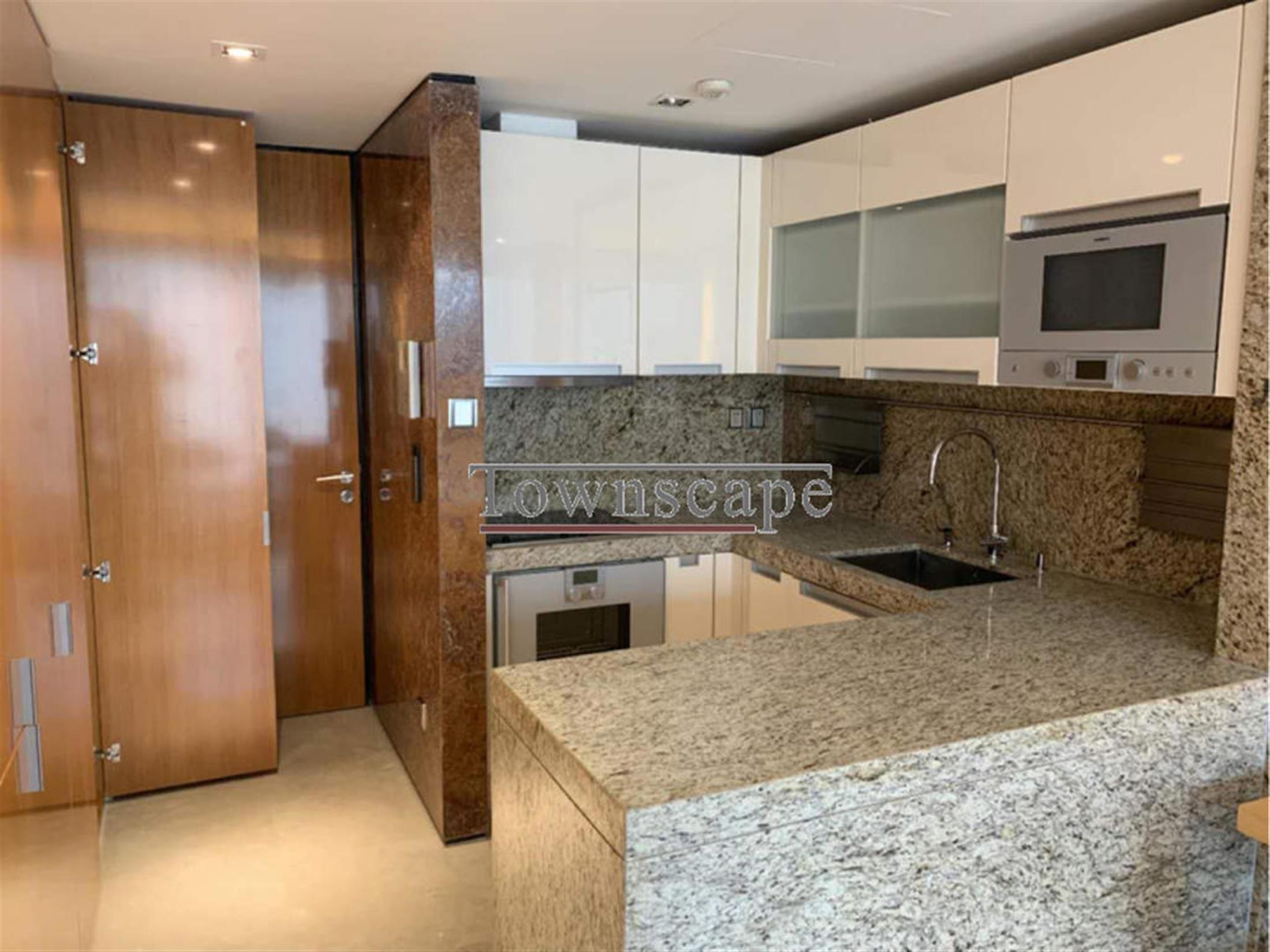 Fully-stocked Open Kitchen Ultra-Lux Apartment in Top-end XTD Baccarat Residences for Rent in Shanghai