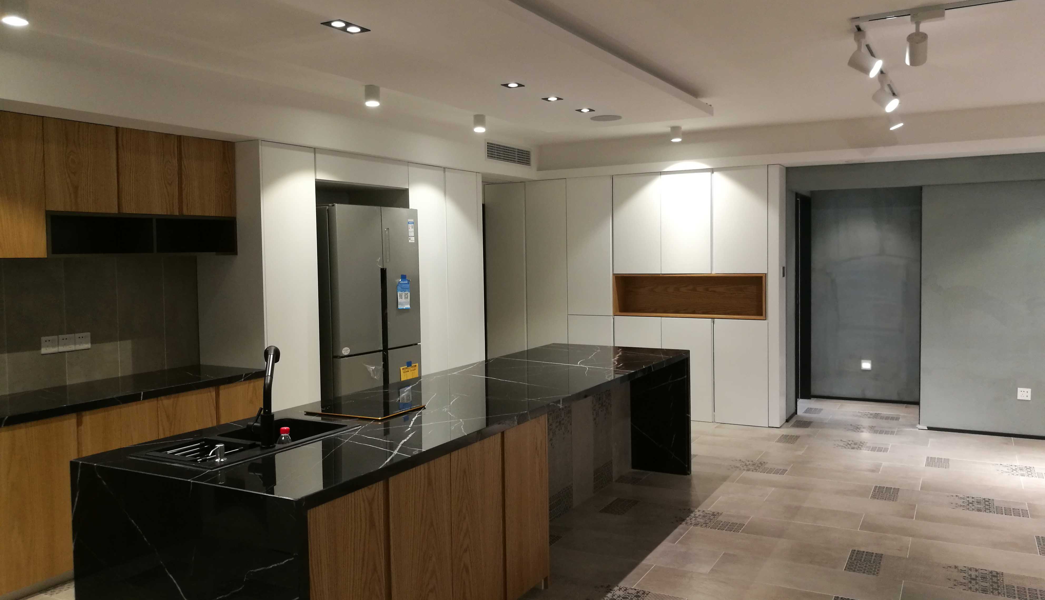 3.6m kitchen island Brand-New Top-End Spacious Open Xinhua Rd Apt for Rent in Shanghai