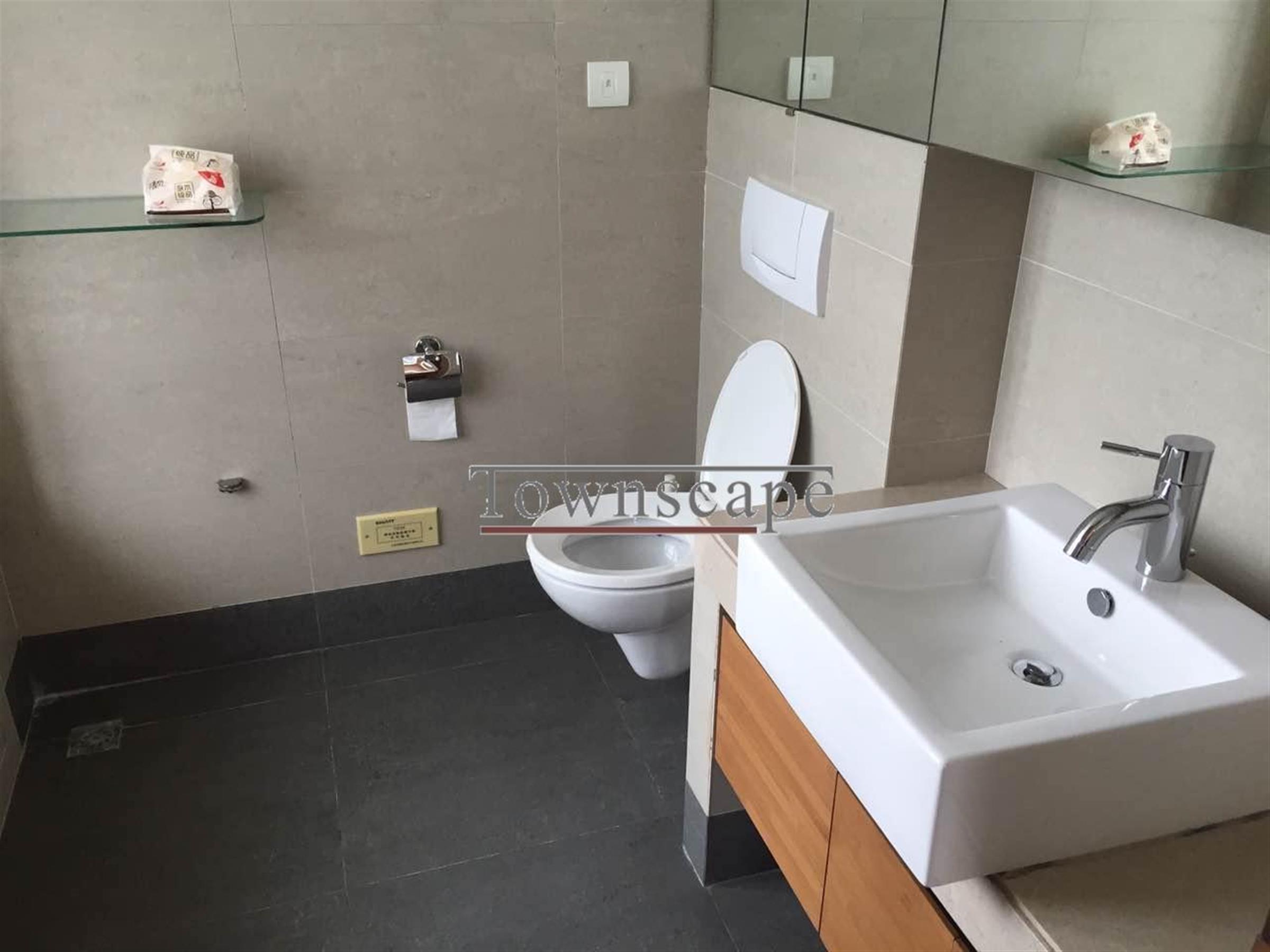 Big bathroom Large Xujiahui Apartment w 2 Balconies & Great Views