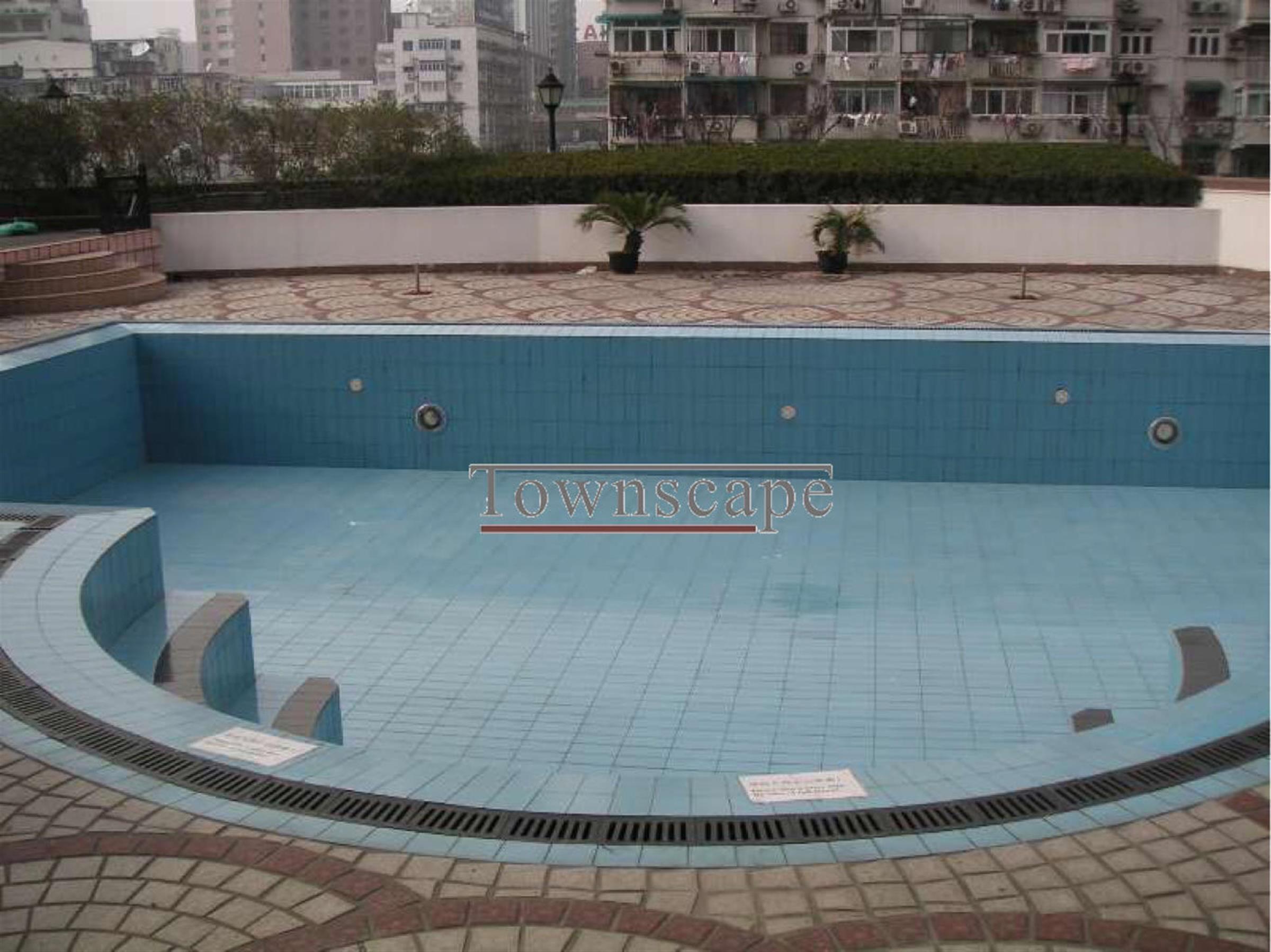 outdoor pool Great Views, Location, n Price for Large FFC Apt for Rent in Shanghai