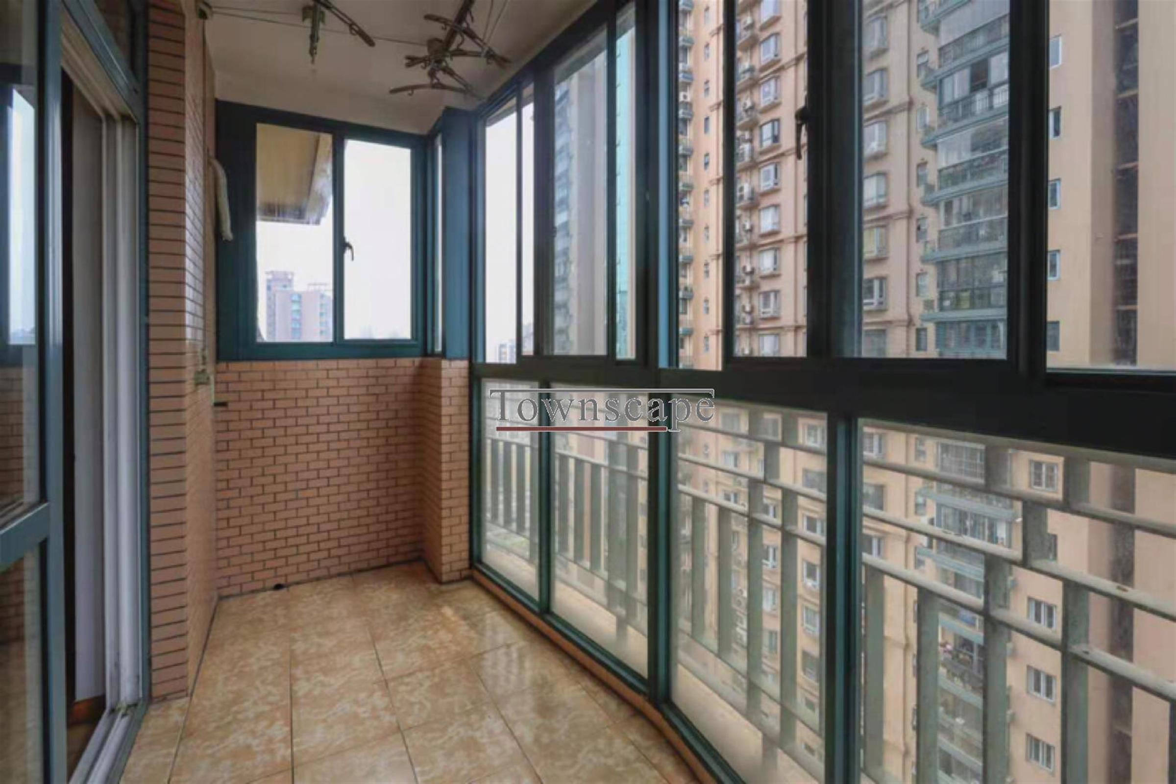 large balcony Fabulous Apartment nr Tianzifang & Xintiandi for Rent in Shanghai