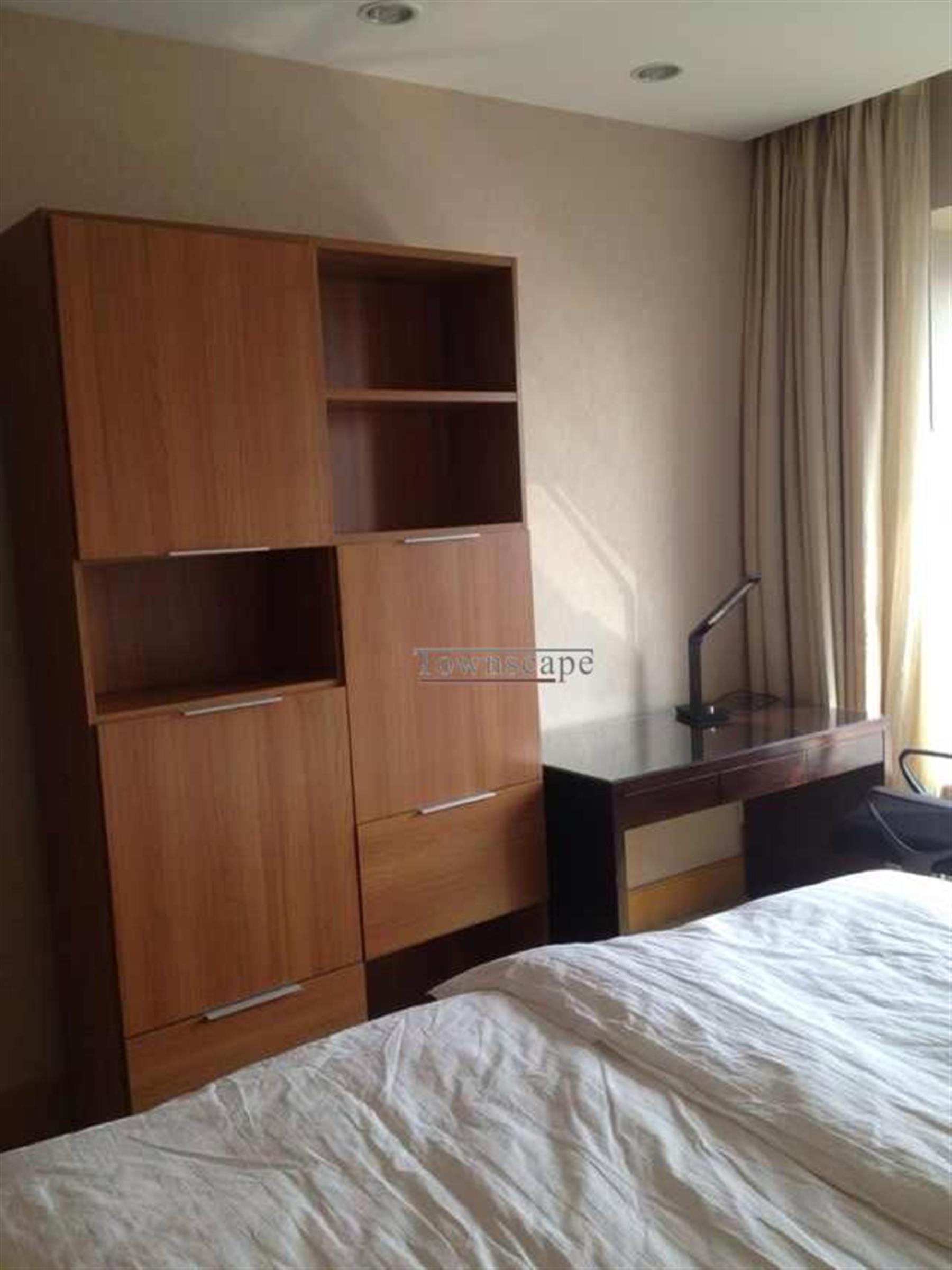 storage in the bedroom Super-Large Bright Apt in Top-End Central Residence FFC Apartment for Rent in Shanghai
