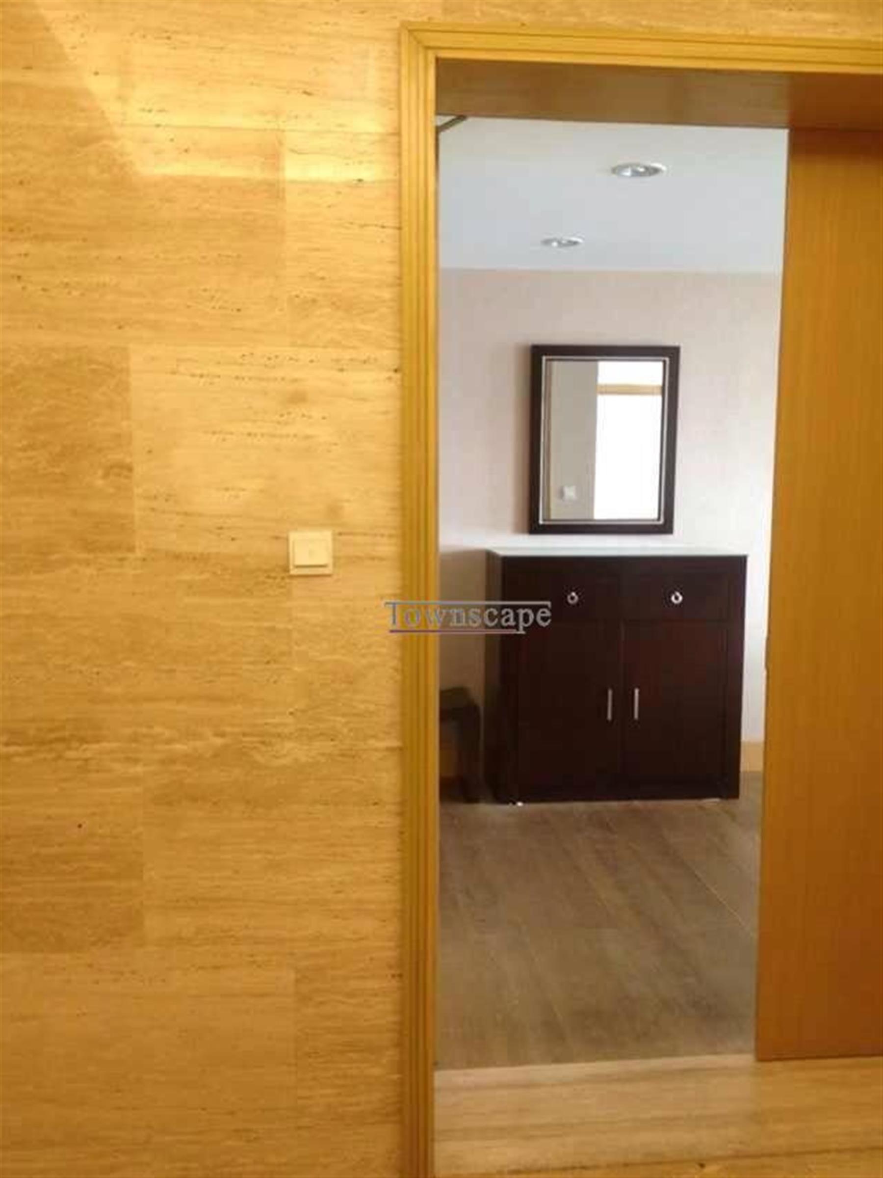 nice wood Super-Large Bright Apt in Top-End Central Residence FFC Apartment for Rent in Shanghai