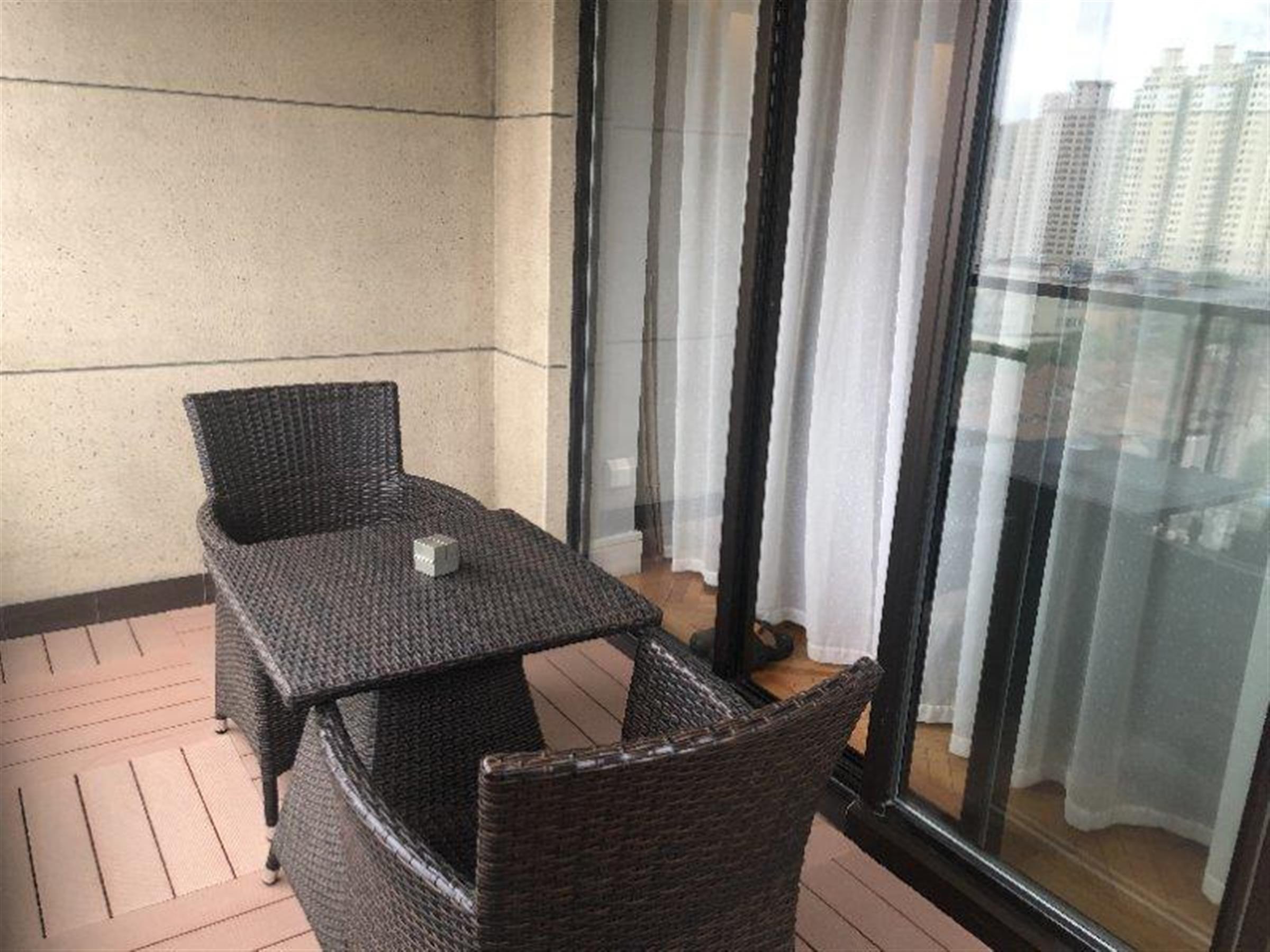 balcony Luxurious Spacious XTD Lakeville Regency Apartment for Rent in Shanghai