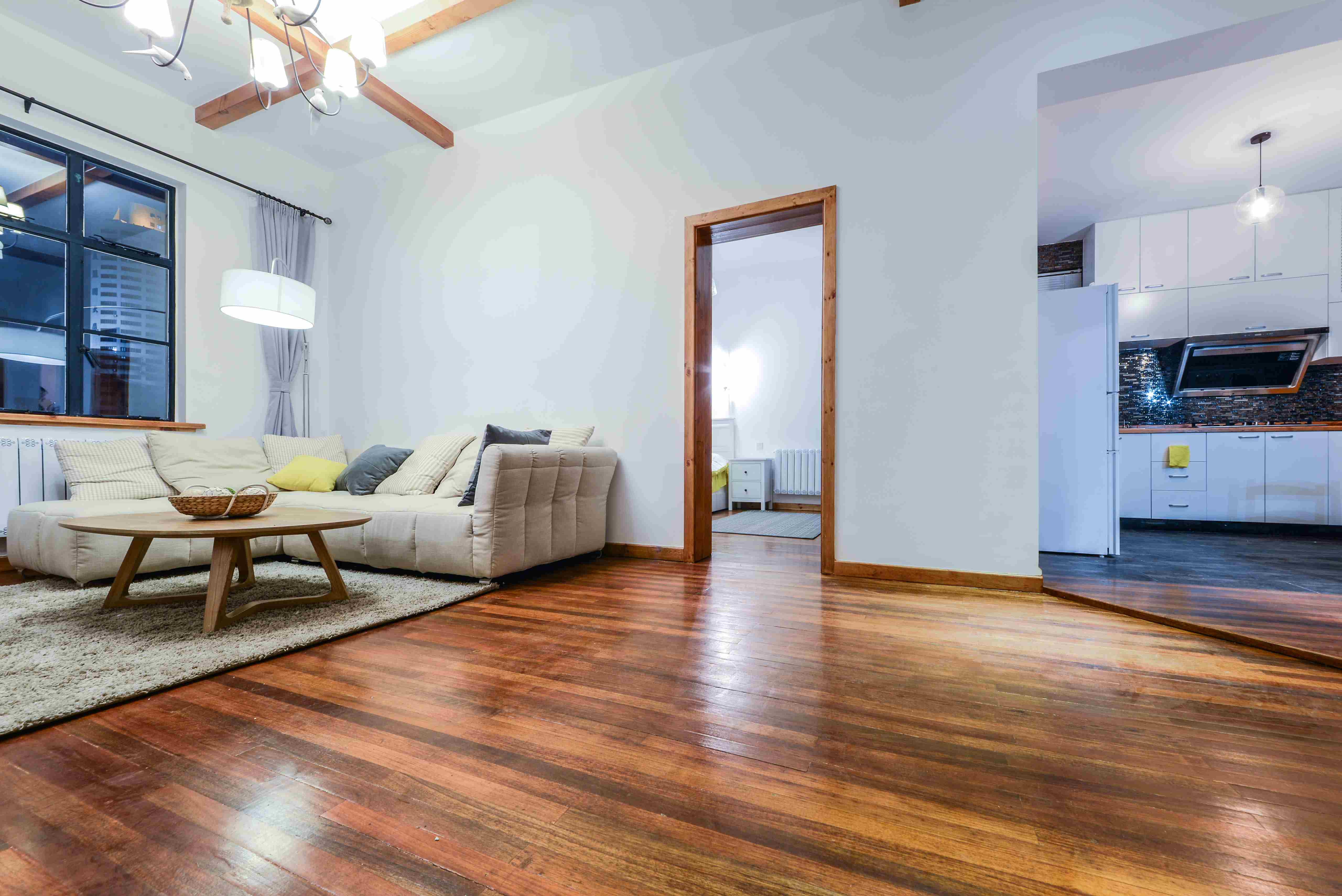 Beautiful floors Pretty Bright Large Apartment for Rent in Jing’an Walk-up