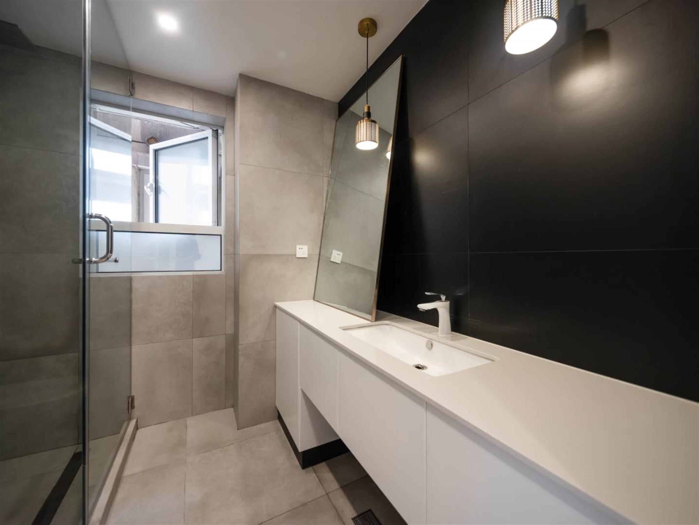 sleek bathroom Sleek Open Design 4BR Apt for Rent in Shanghai nr Jiaotong Uni