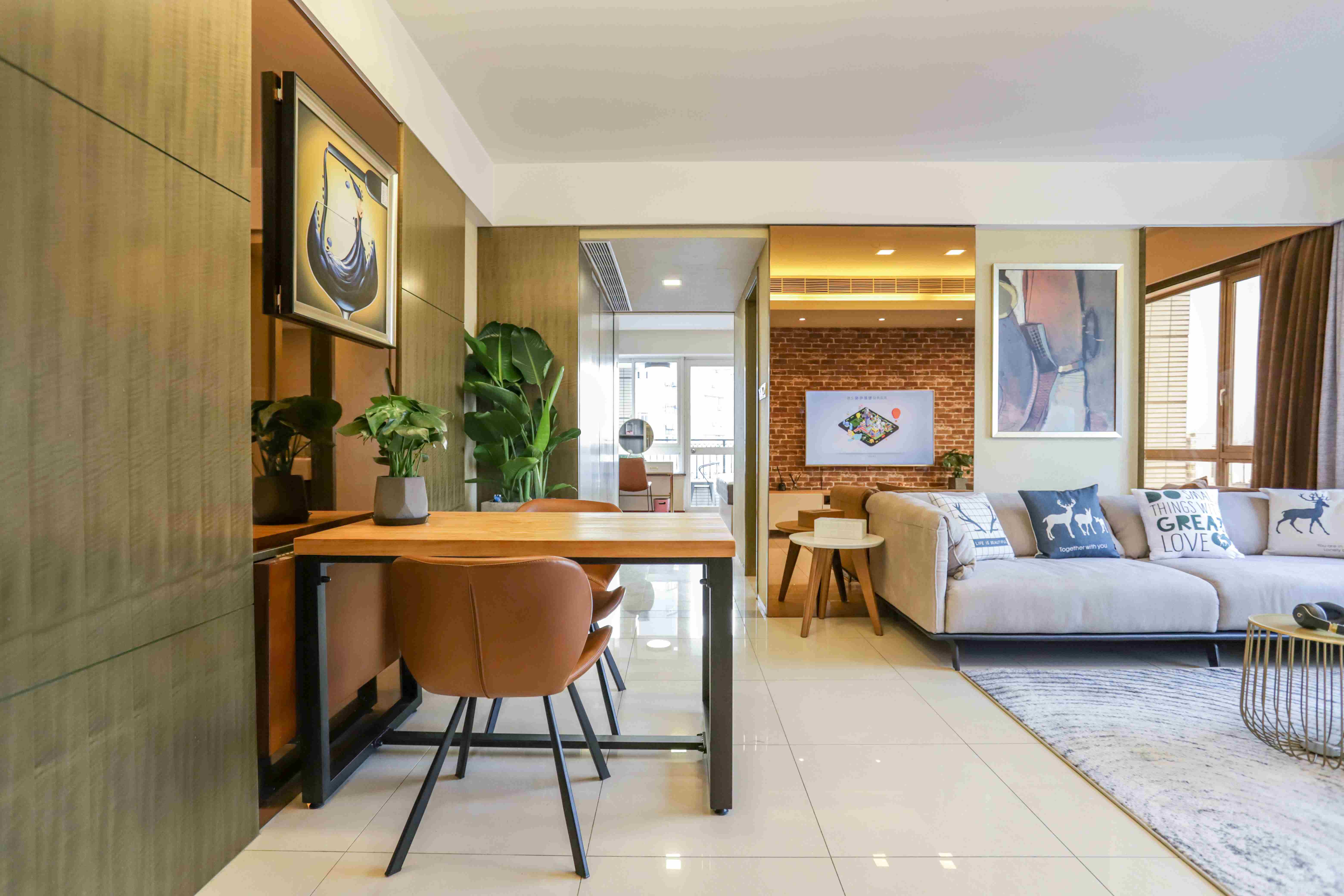Large Sleek Modern 1BR Apartment for Rent in North Jing’an 