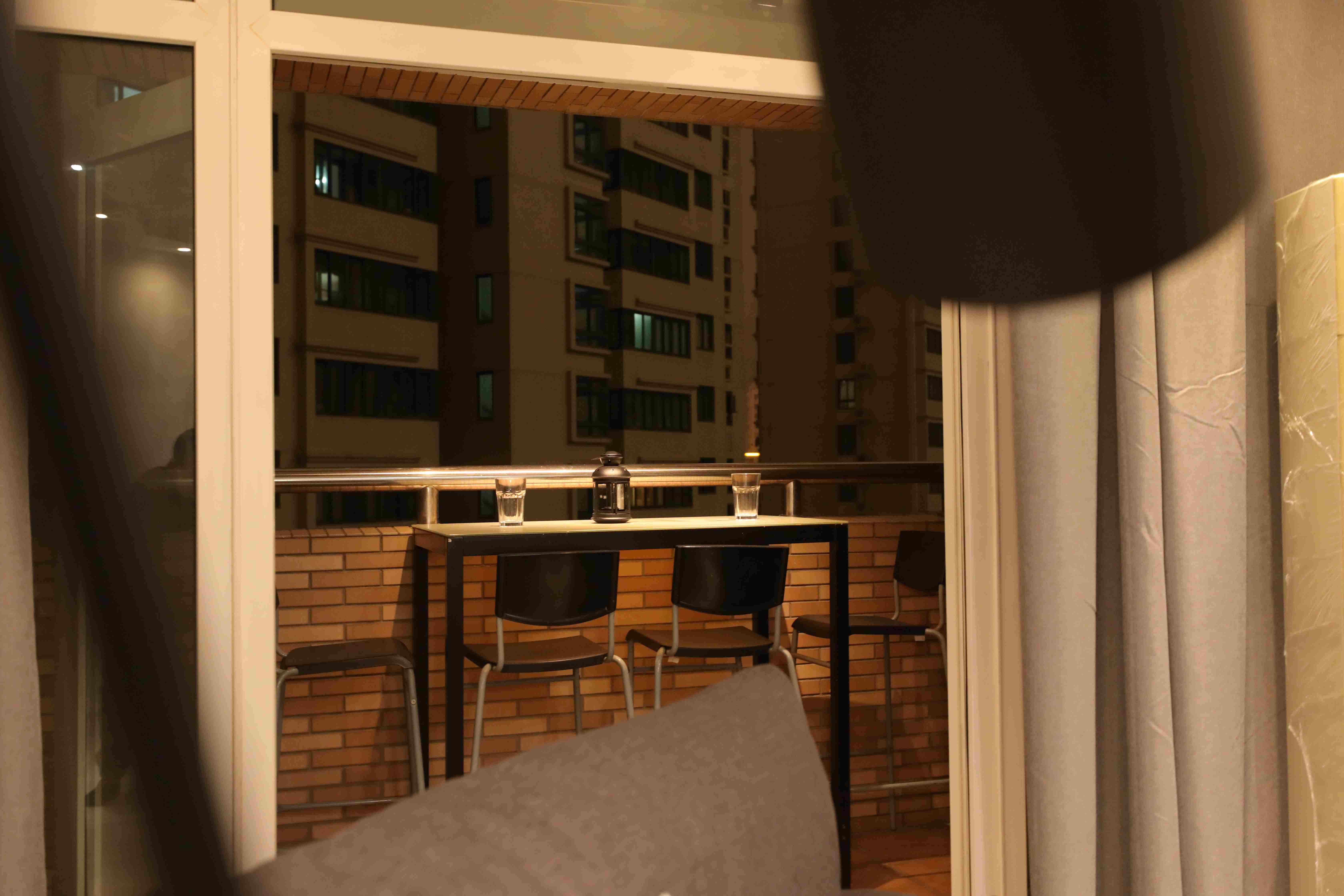 Balcony Spacious New Xujiahui Apartment for Rent in Shanghai