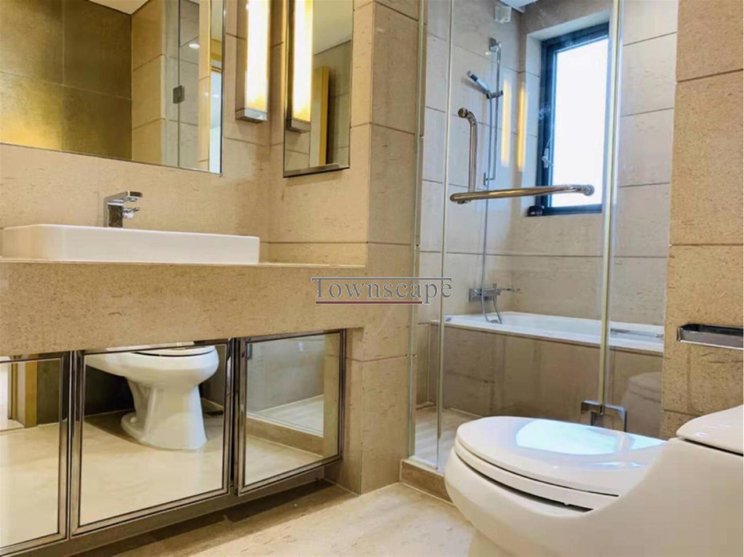 Bathtub Spacious Sinan Mansions Apartment for Rent in the Heart of Shanghai
