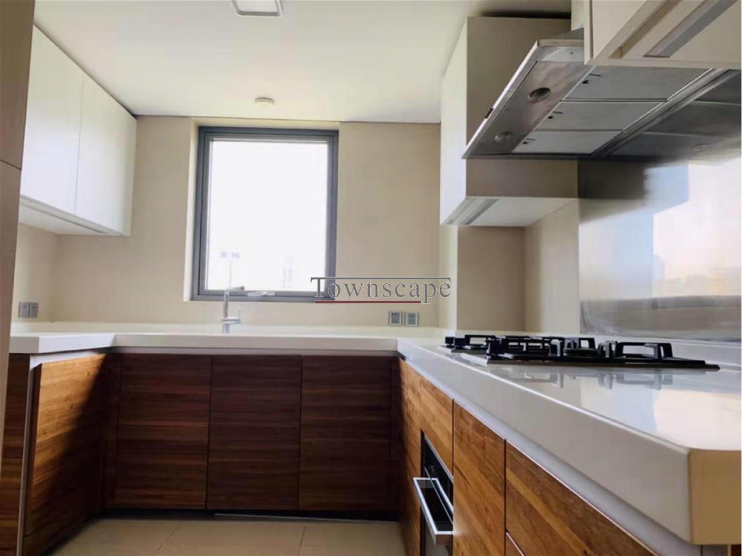 Large Kitchen Spacious Sinan Mansions Apartment for Rent in the Heart of Shanghai