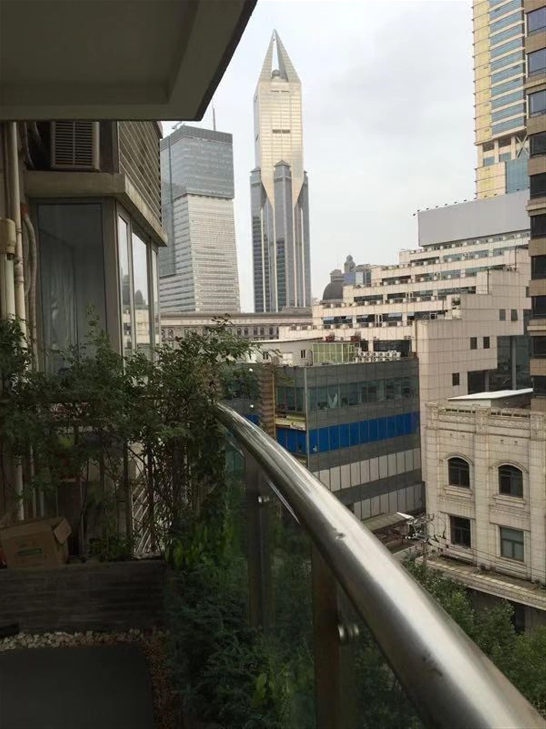 green balcony Comfy 2BR Apt for Rent in Shanghai
