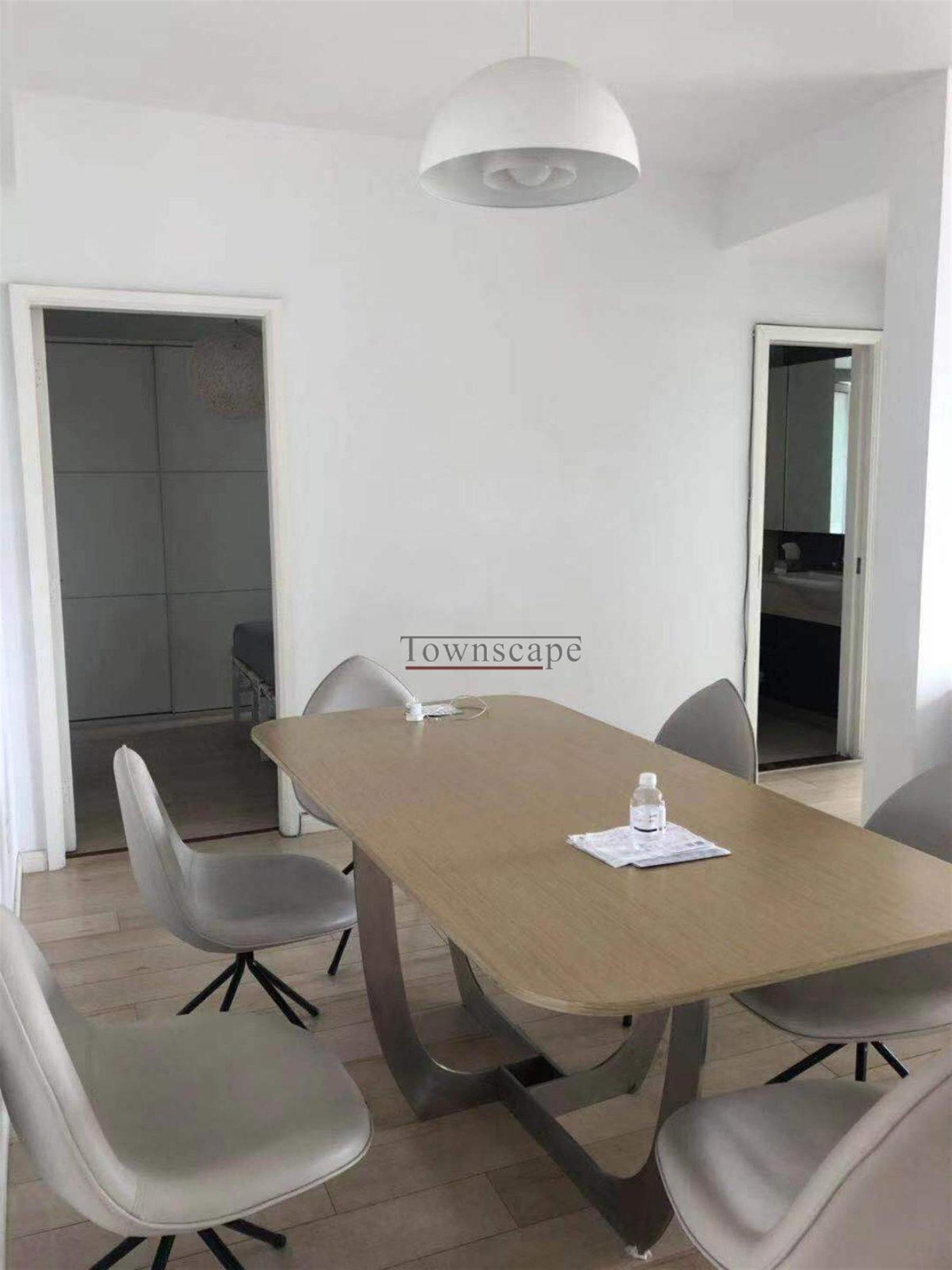 open dining area Newly Renovated High Floor Apt w Great Views in Xujiahui La Cite for Rent