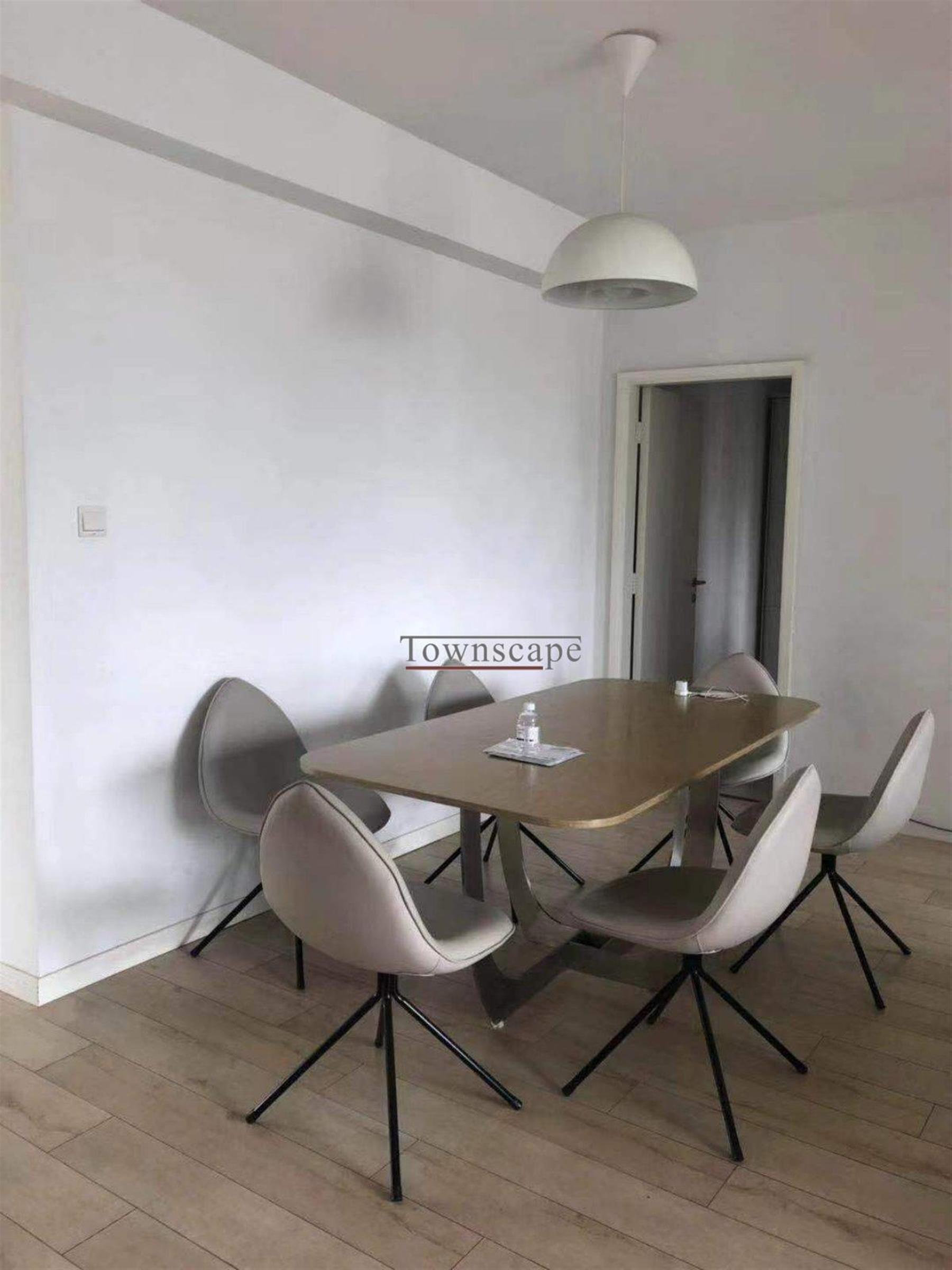 Dining Area Newly Renovated High Floor Apt w Great Views in Xujiahui La Cite or Rent