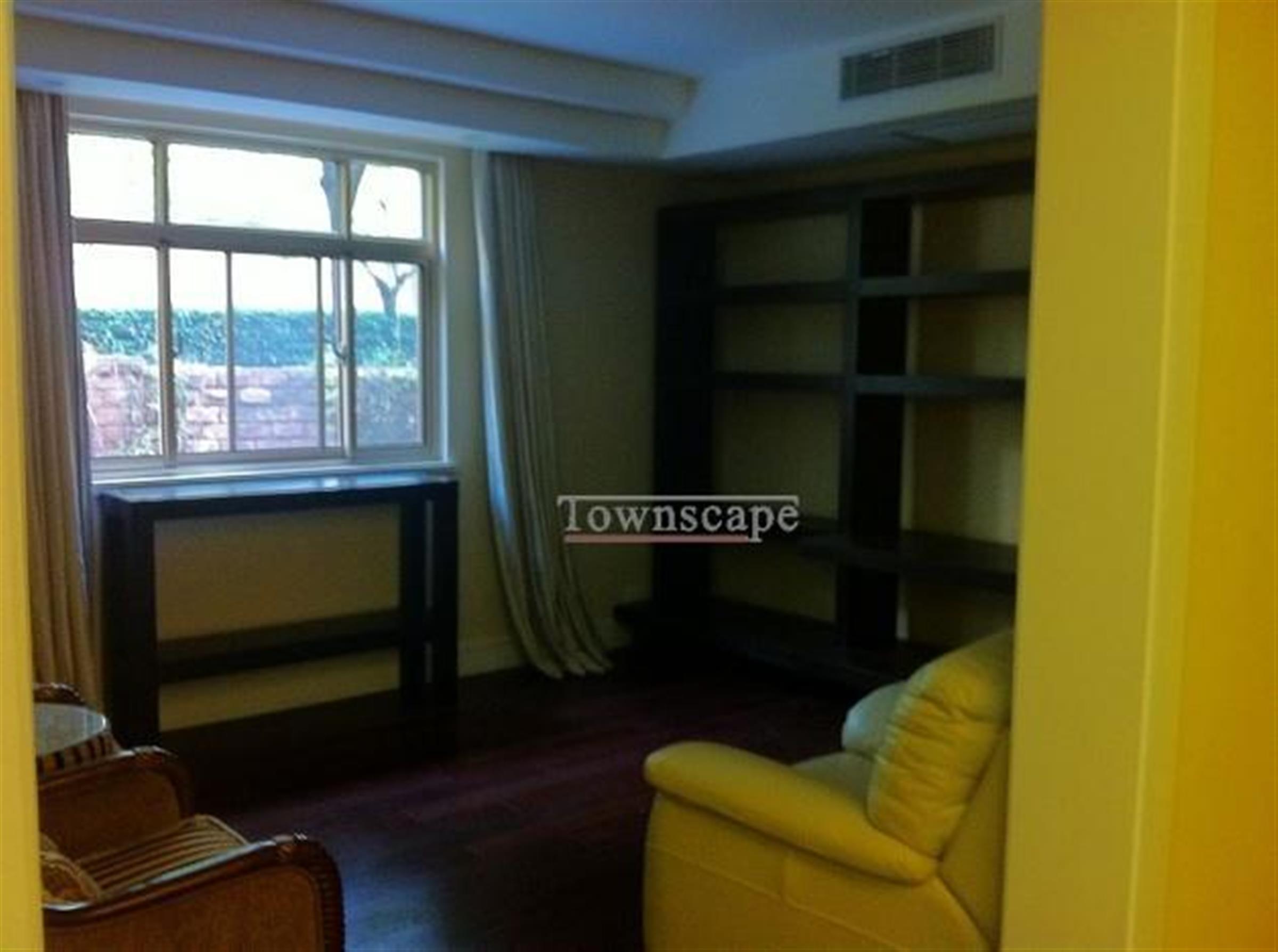 Bright Bedroom Enormous Luxury Triplex Apartment with Basement for Rent in Downtown Shanghai