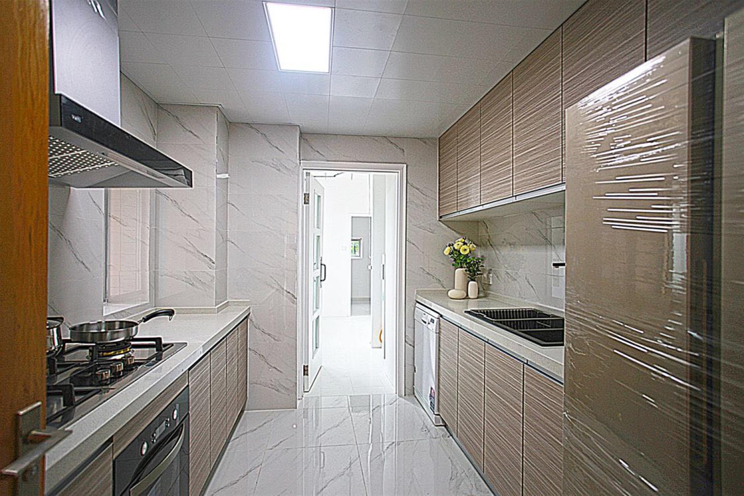 New Kitchen Modern Spacious High-end Apt for Rent in Heart of Shanghai