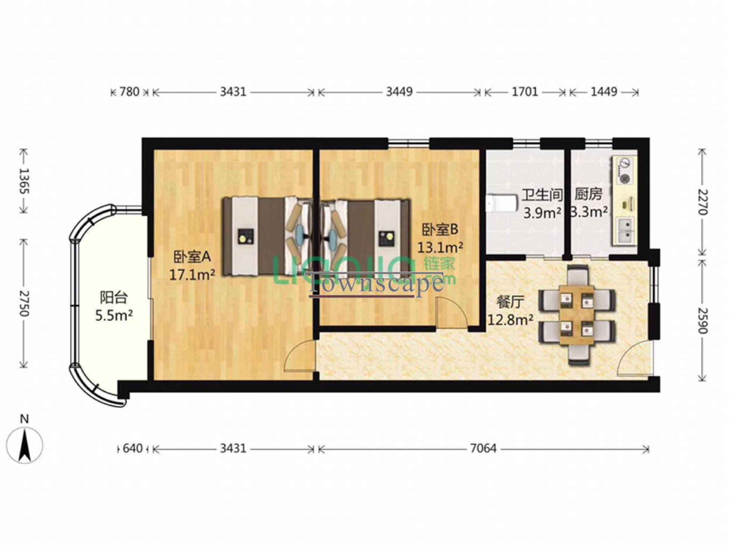 Layout Nice Price, Great FFC Location, Apt for Rent in Shanghai