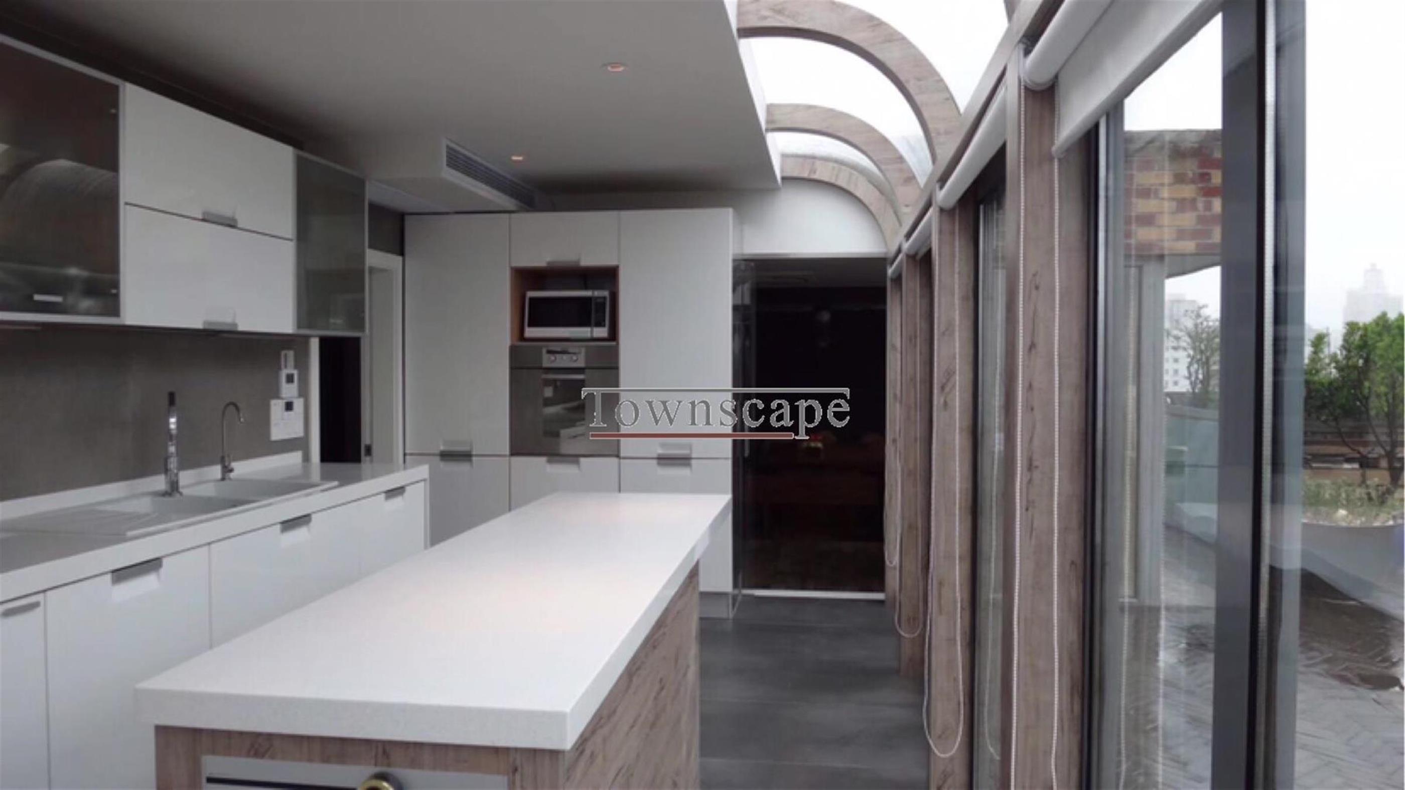 awesome kitchen Must-see Hand-crafted VIP FFC Duplex Penthouse for Rent in Shanghai