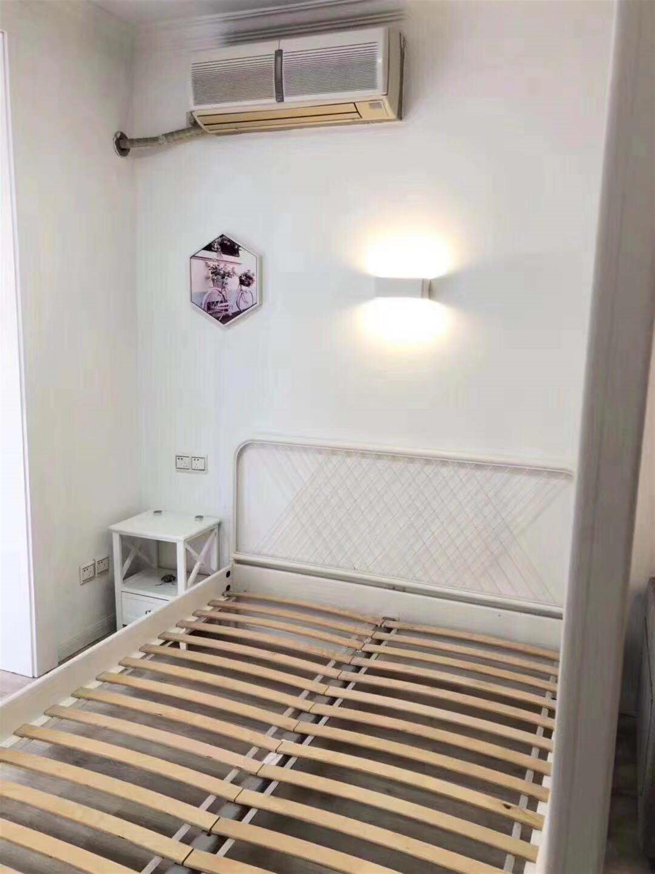 bed Attractive Quiet 1F FFC 1BR with Back Patio for Rent in Shanghai Lane House