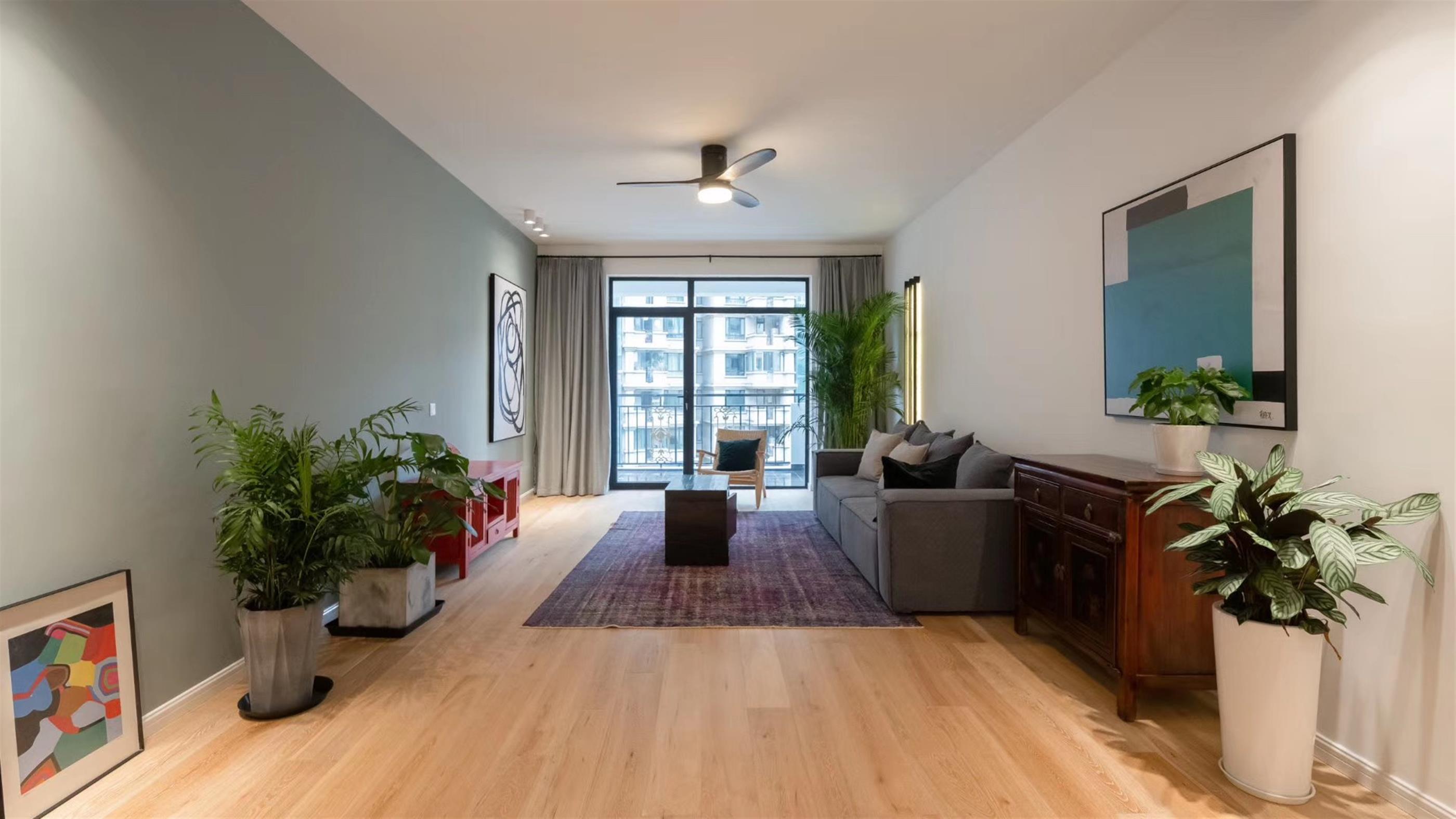 open rooms Newly Renovated Chic Modern 170sqm 3BR Apartment for Rent nr Suzhou Creek in Shanghai