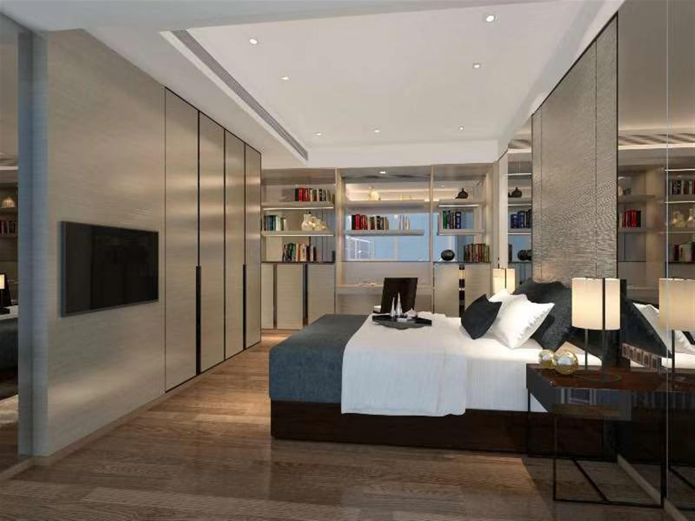 Huge master bedroom Lux Chic Modern Enormous 4BR Apt in FFC