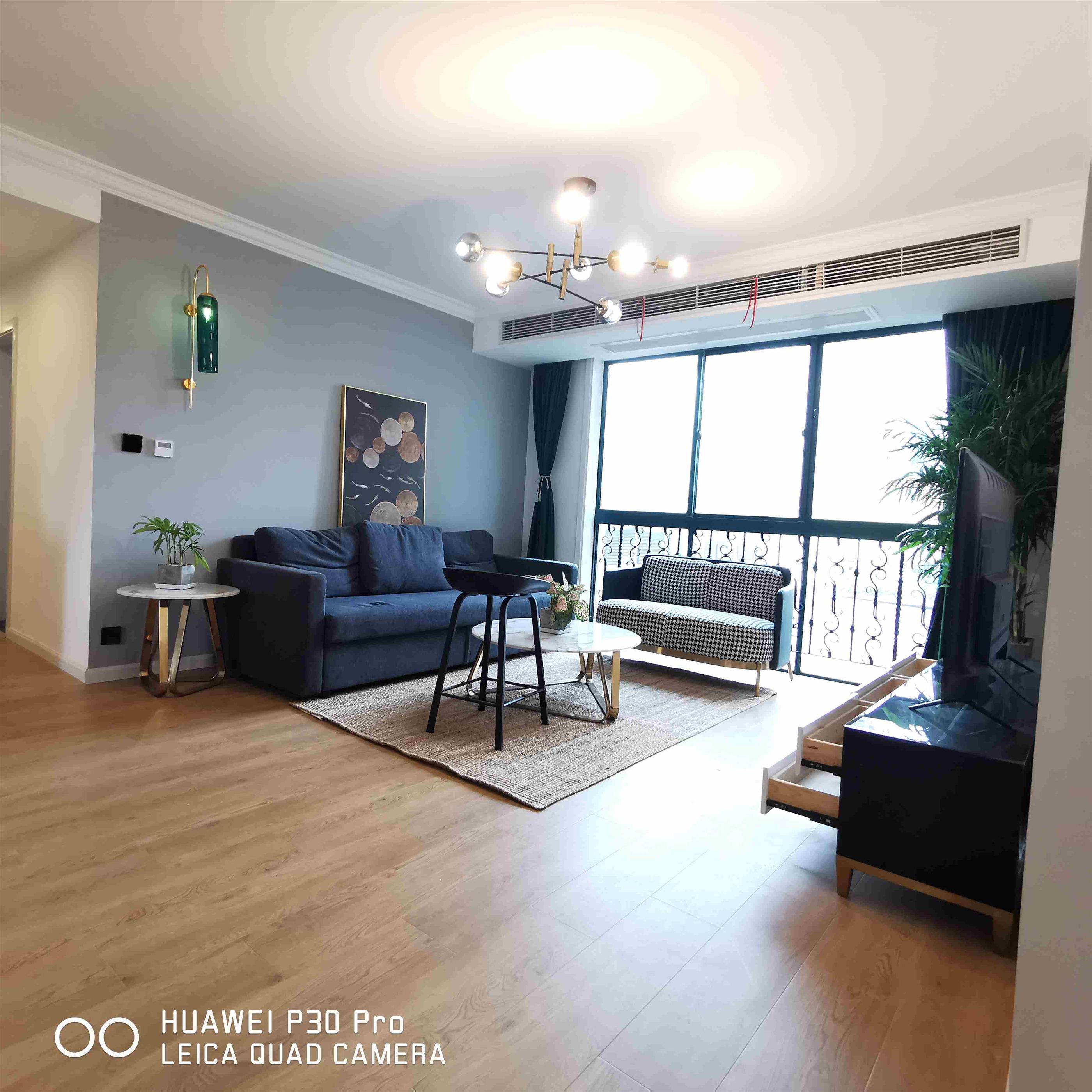 bright living room Modern Bright Spacious 150SQM 3BR Apt nr LN 4/7/9 for Rent in Shanghai