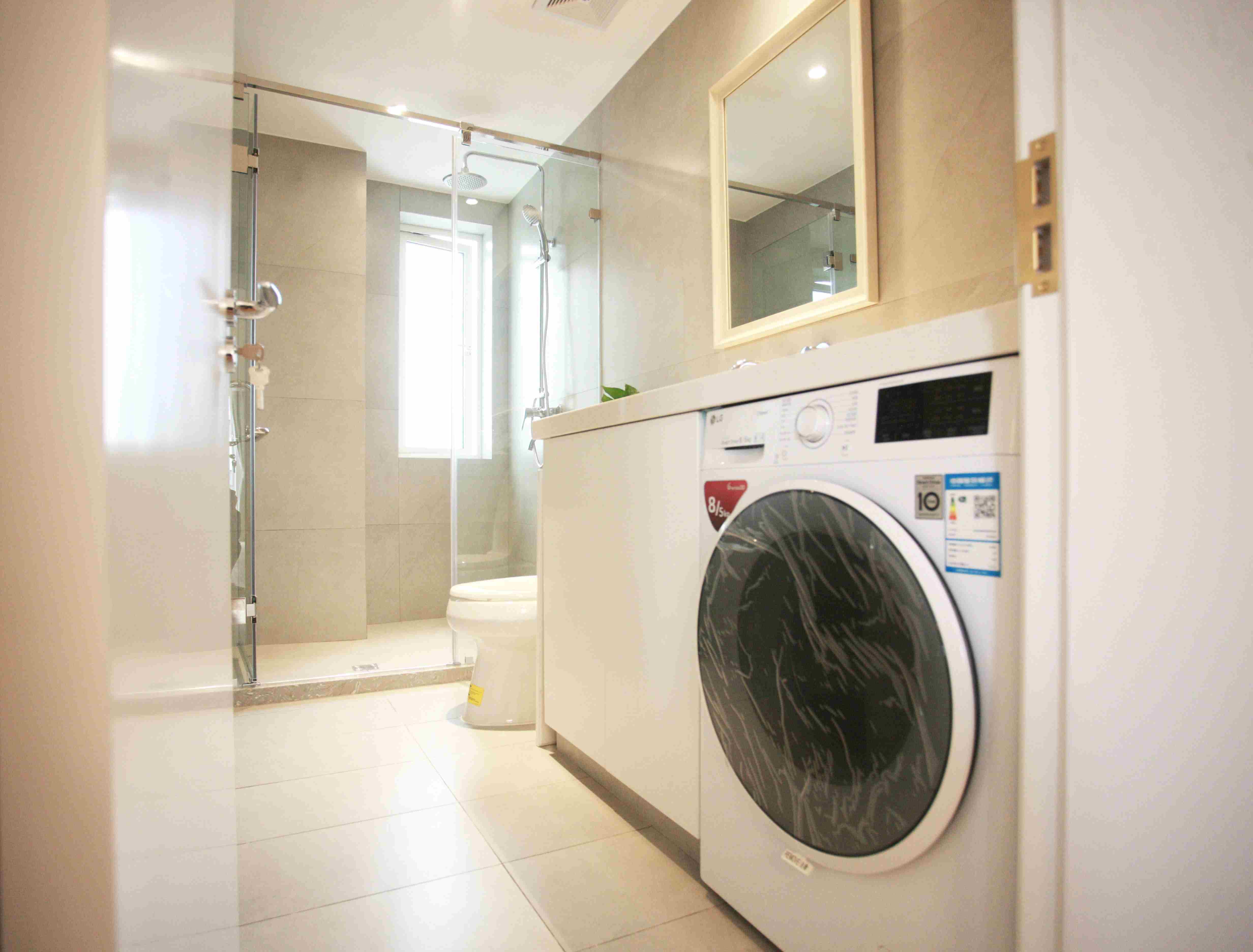 bright bathroom Bright 3BR FFC Apartment w Balcony nr LN 1/7/9 for Rent in Shanghai