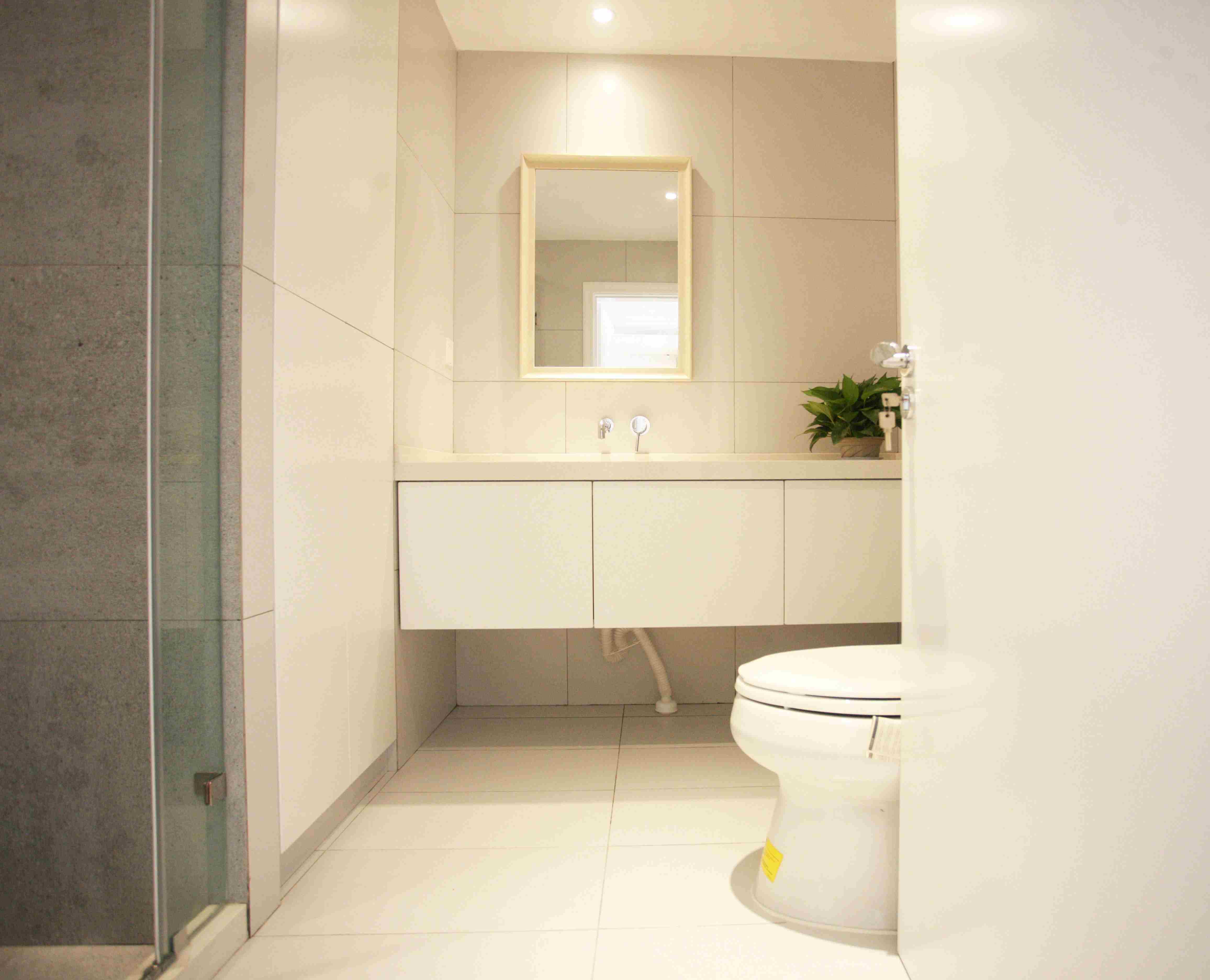 bright bathroom Bright 3BR FFC Apartment w Balcony nr LN 1/7/9 for Rent in Shanghai