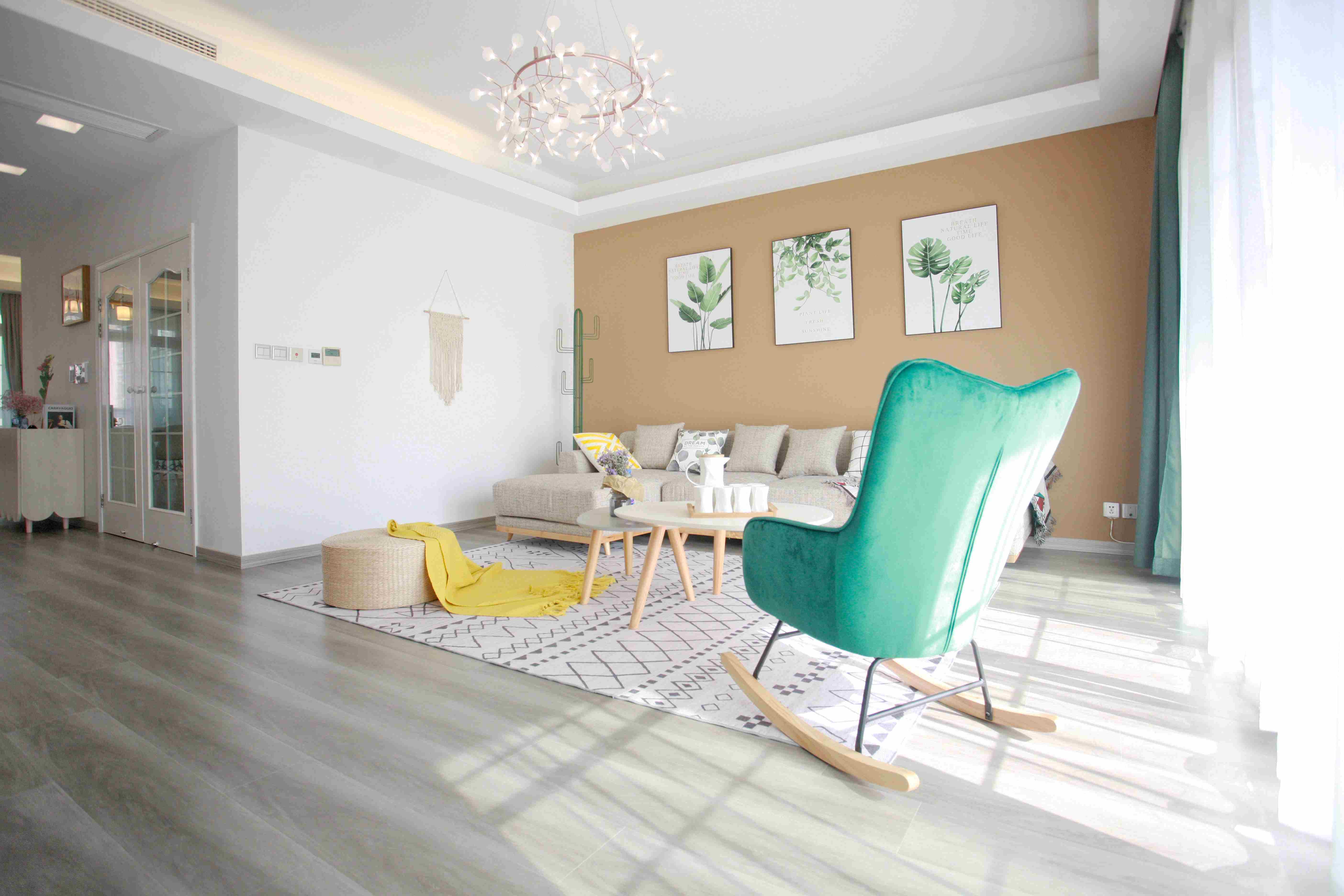 modern decor Gorgeous Modern Spacious 3BR 2-Balcony Apartment w Fantastic Views for Rent in Pudong Shanghai