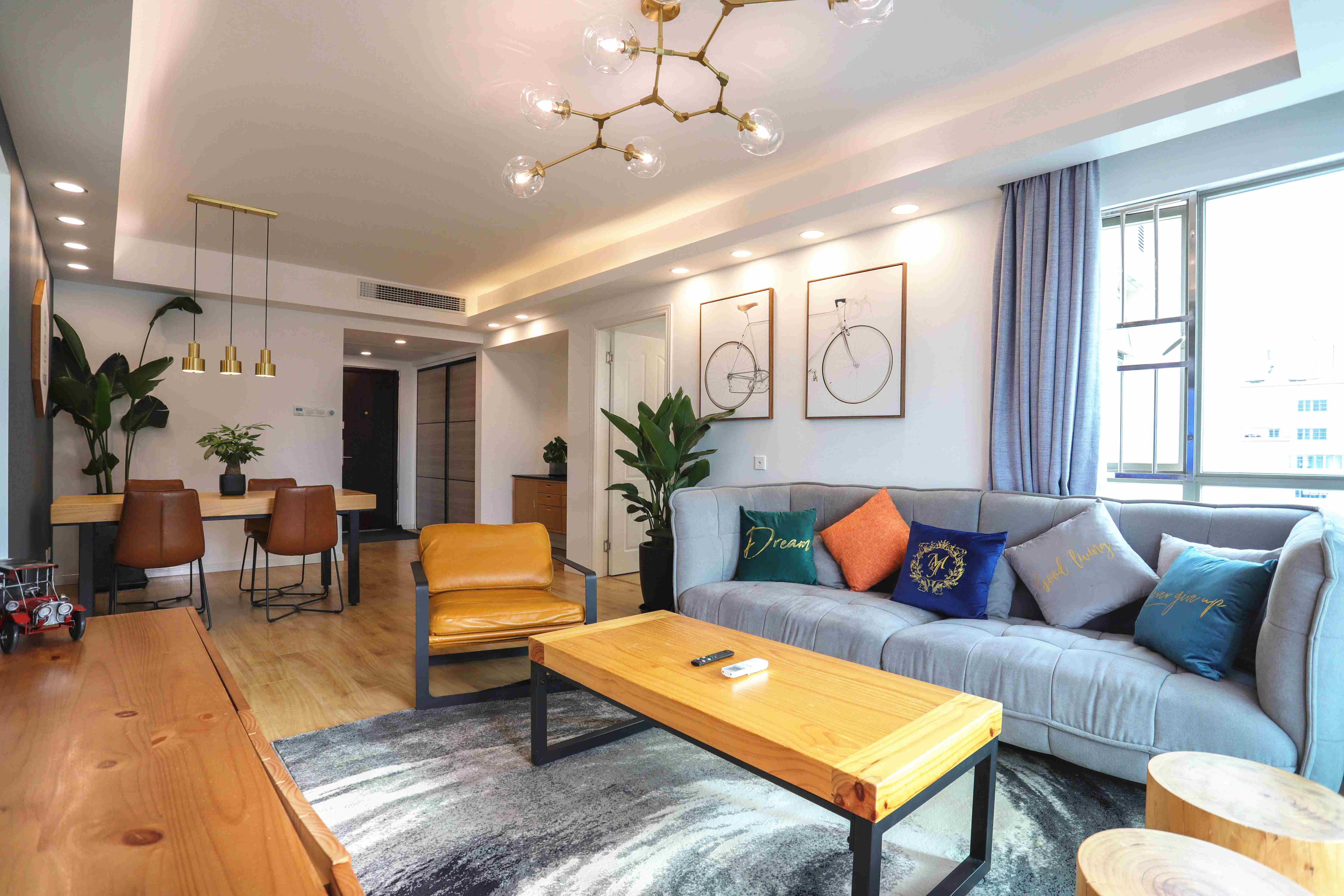 Open-design New Modern Bright Spacious 2BR One Park Ave Apt for Rent in Shanghai Jing’an Near LN 2/7