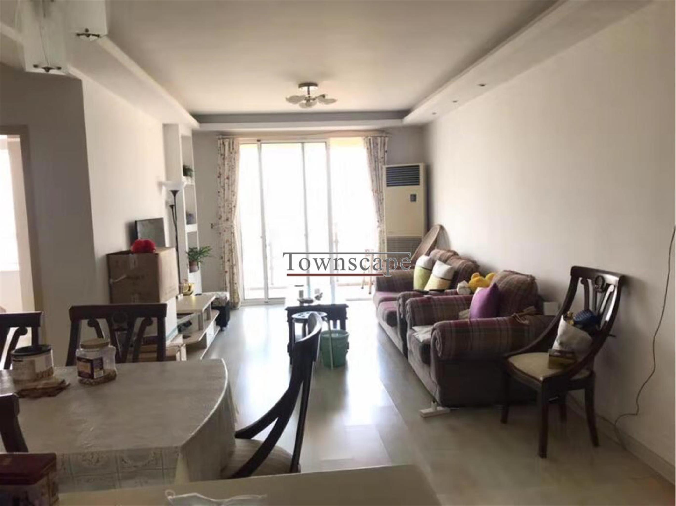 large living room Great Value Spacious Bright 2BR Apartment Near LN 4/12 for Rent in Shanghai