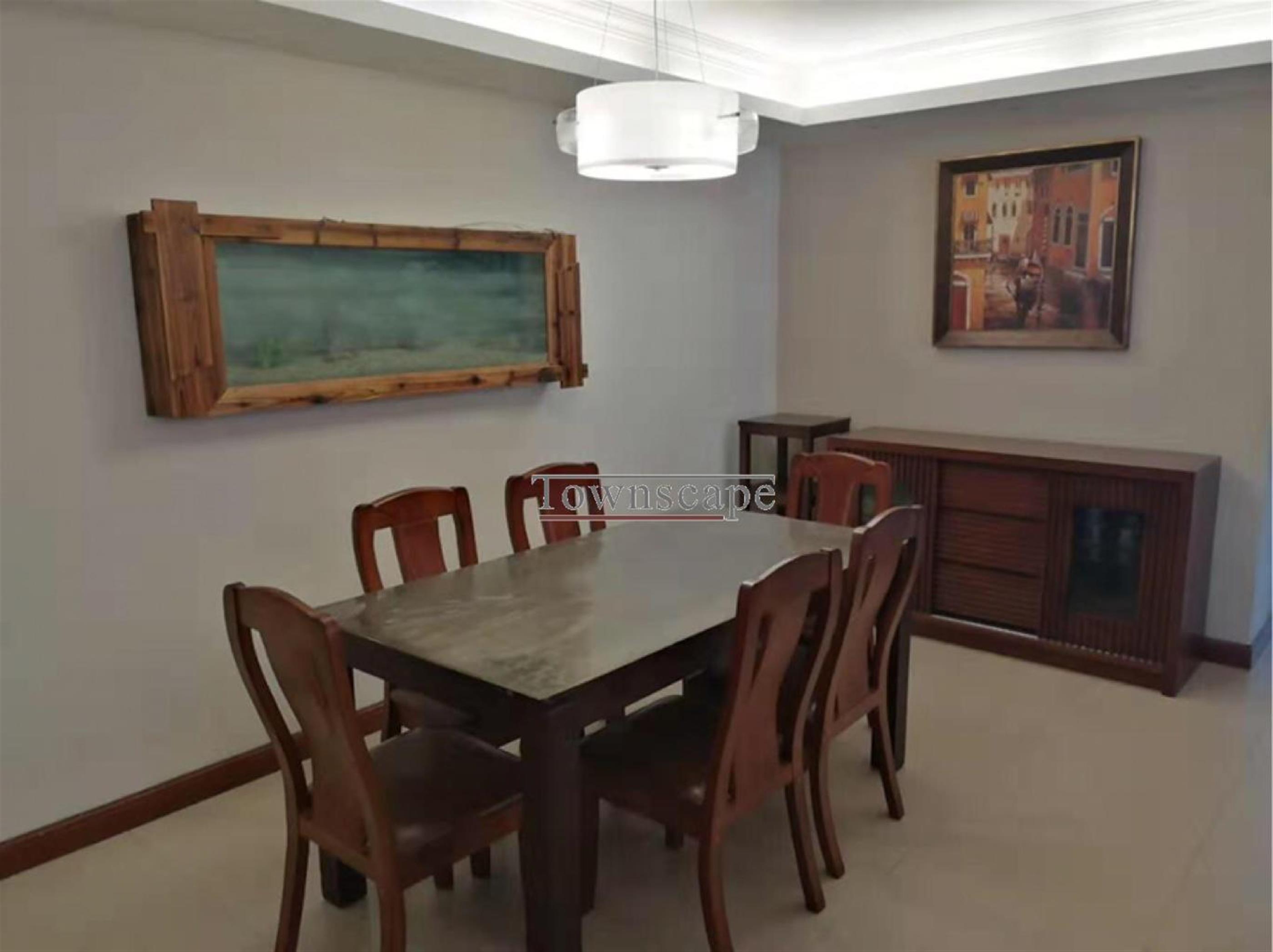 Large Dining area Great Value Spacious Bright 3BR Apartment Near LN 10 & Zoo for Rent in Shanghai