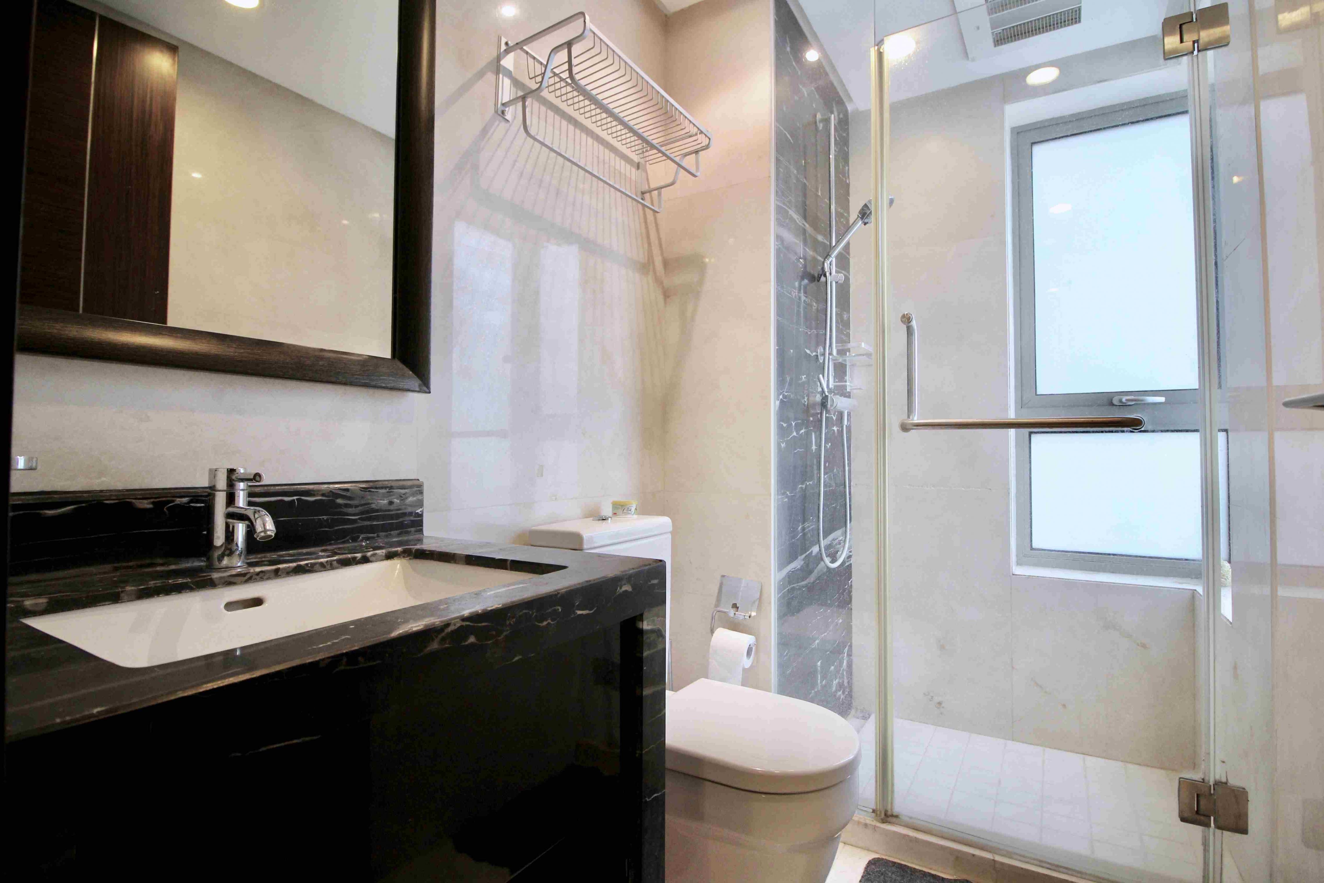 window in shower Bright Spacious Classy 2BR Apt nr LN 2/7 for Rent in Shanghai’s Jing’an