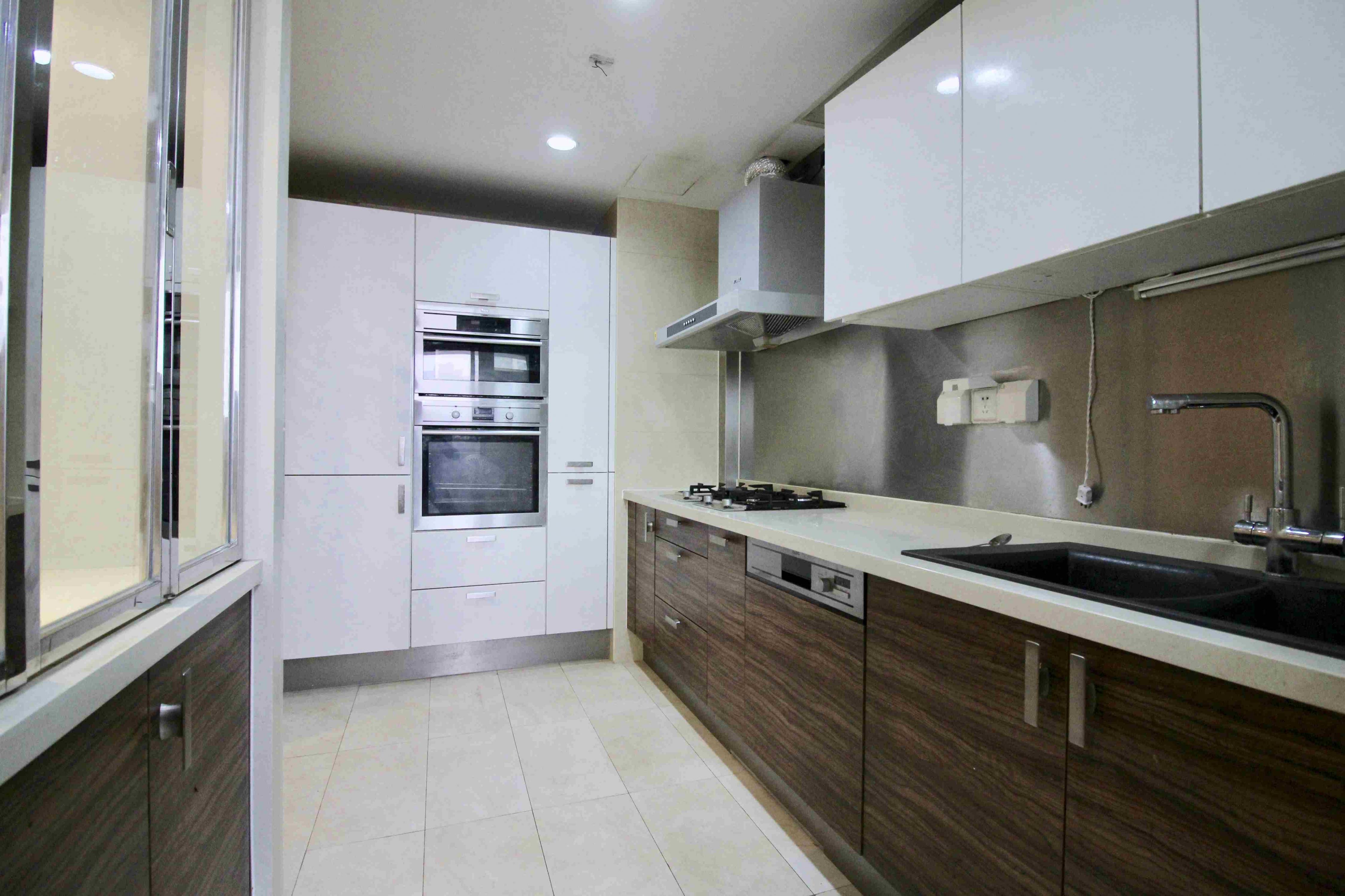 modern Kitchen Bright Spacious Classy 2BR Apt nr LN 2/7 for Rent in Shanghai’s Jing’an