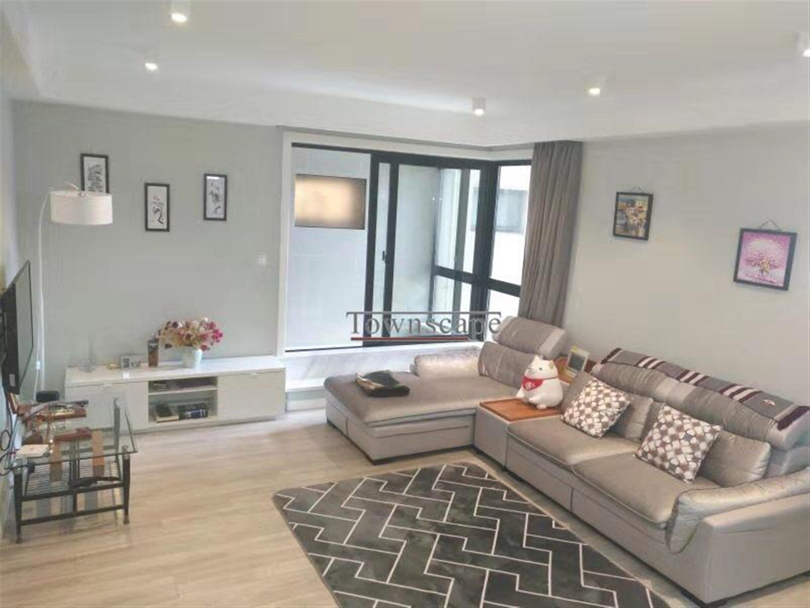 bright living room Comfortable Xintiandi 2BR Apartment nr LN 8/10/13 for Rent in Shanghai