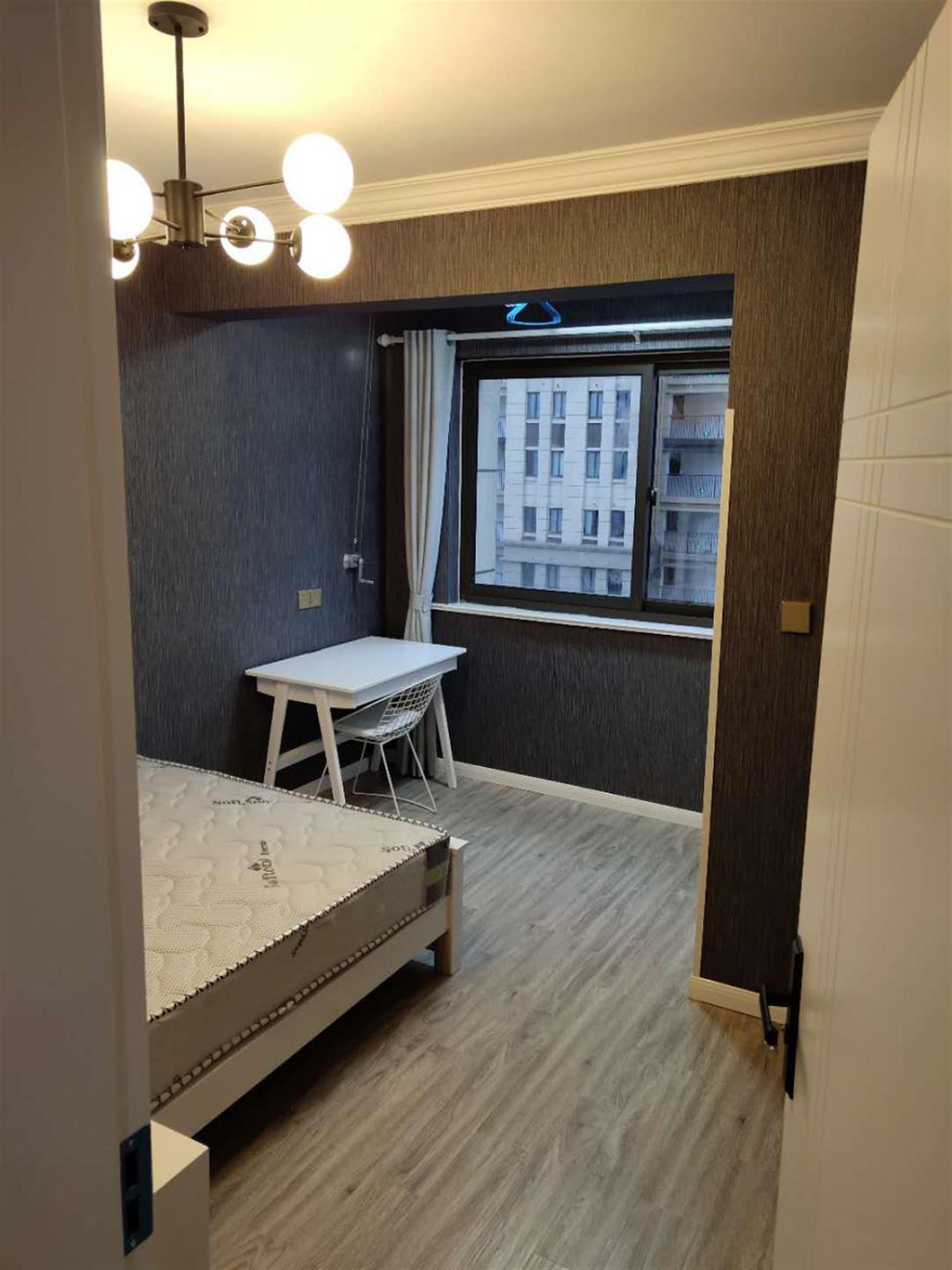 bright window Newly Renovated Affordable Cozy 50sqm 1BR Apartment for Rent in Zhabei Shanghai