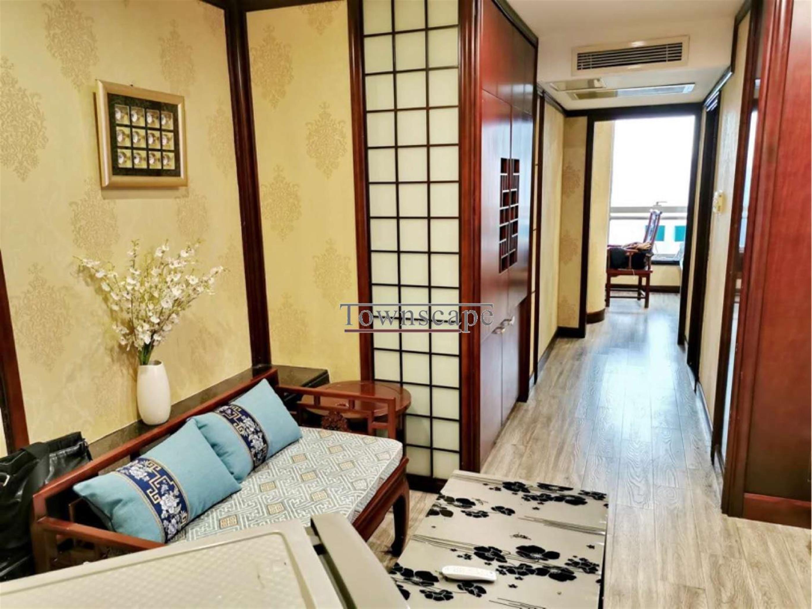 bright apartment Comfortable Cozy West Nanjing Road 1BR Apartment nr LN 2/12/13 for Rent in Shanghai