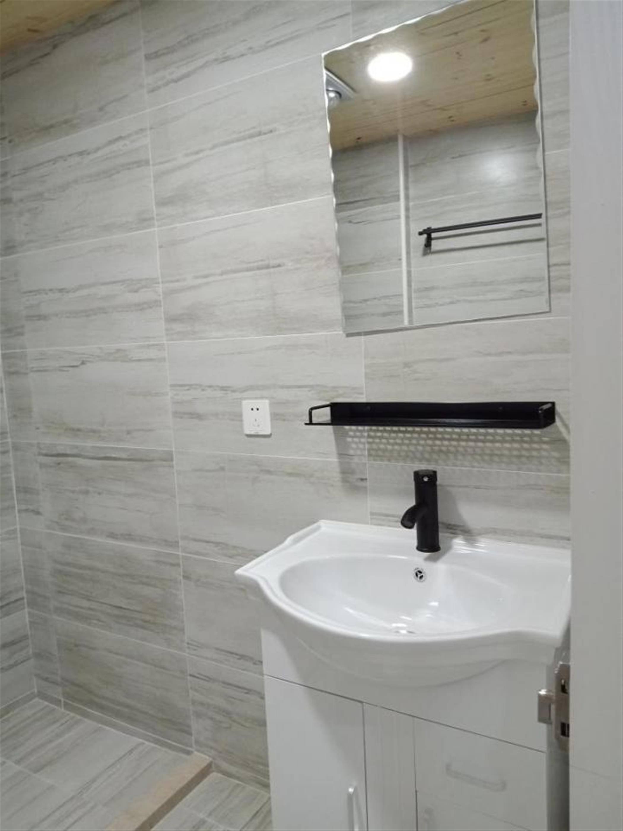 clean bathroom Renovated Cozy Budget 1BR Apt nr Jiangsu Rd LN2/11 for Rent in Shanghai