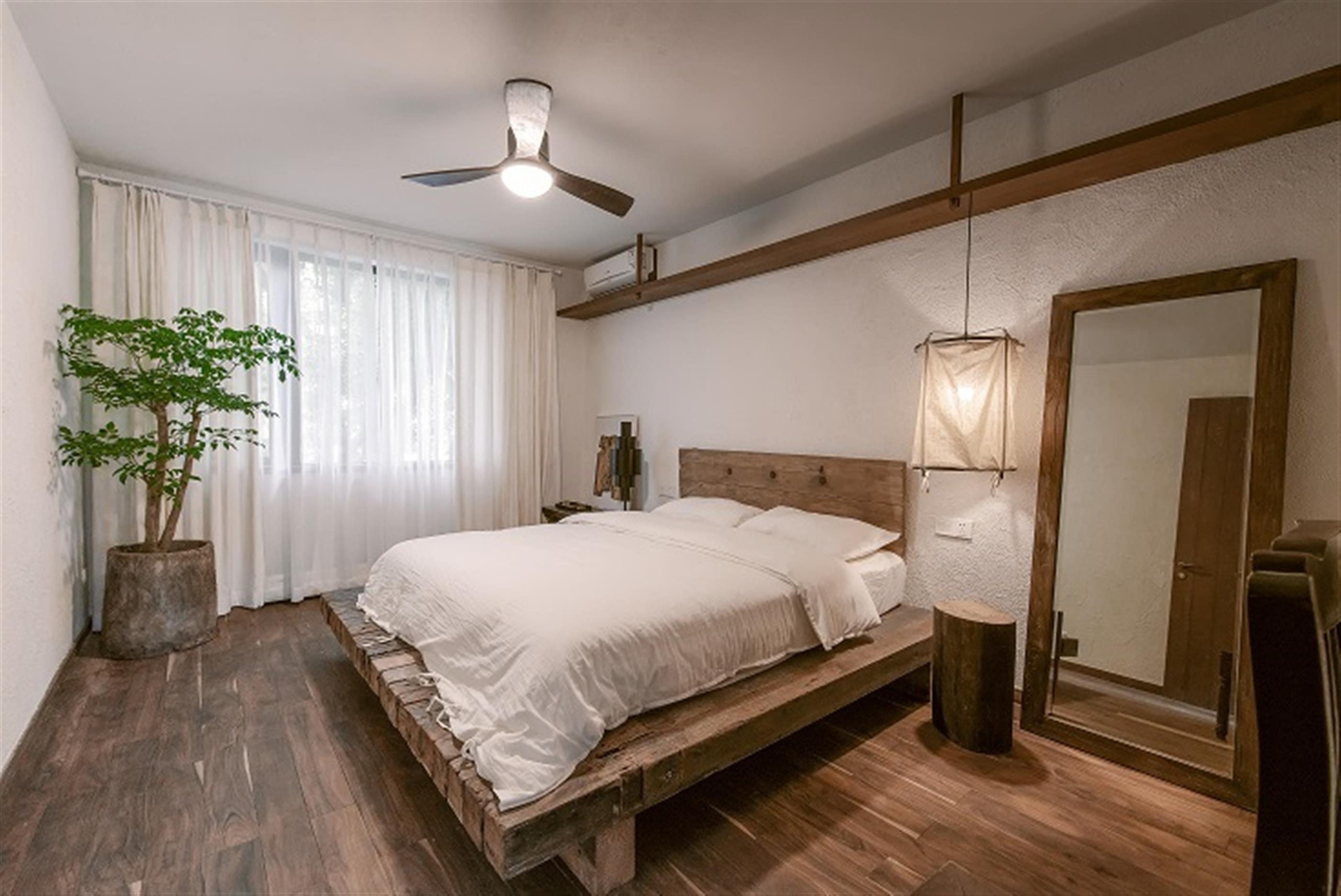 master bedroom Spacious Art-Deco FFC 2BR Lane House Apt Nr LN 1/7/10 for Rent in Shanghai