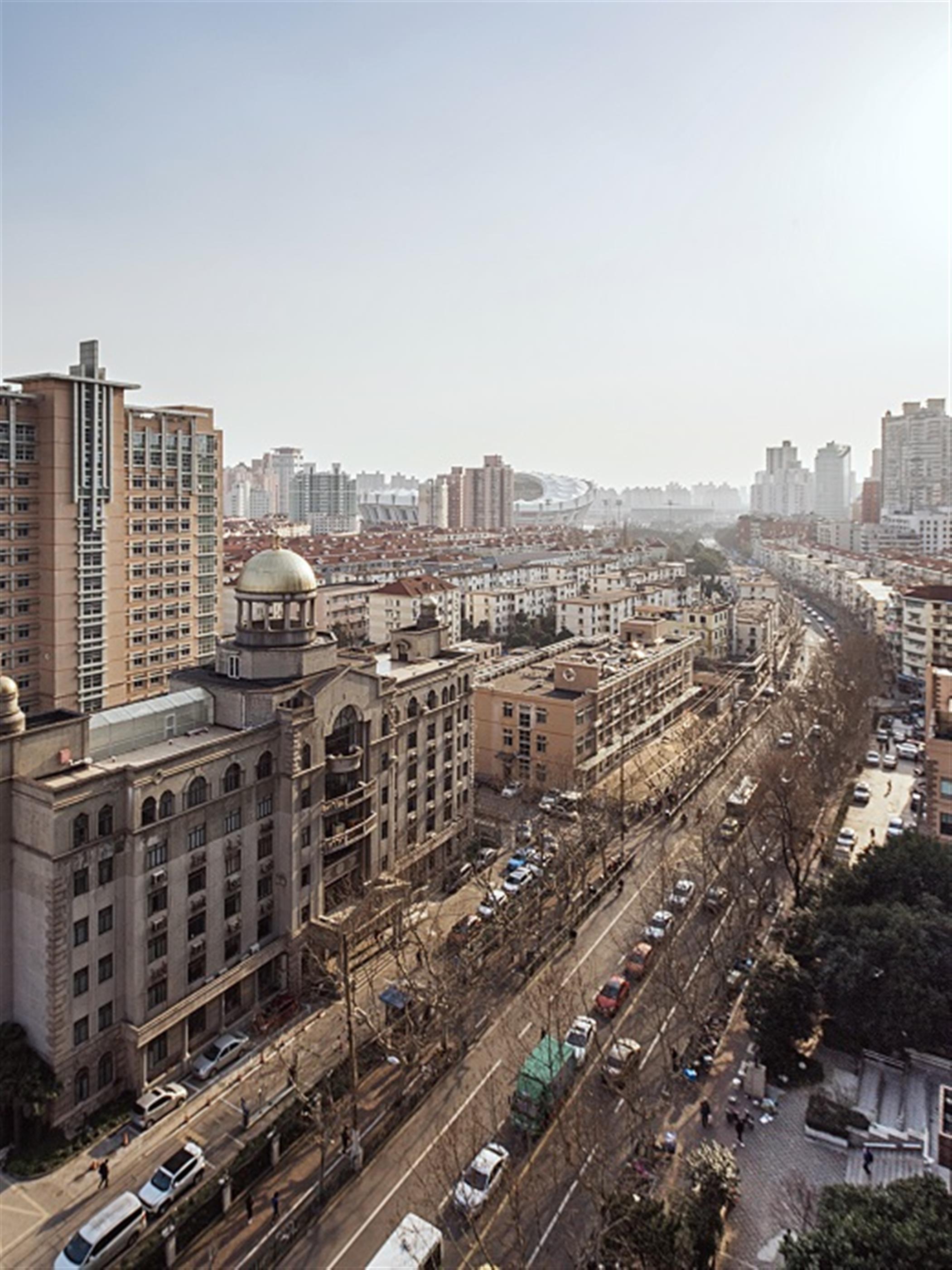 open views Renovated Spacious Modern Xujiahui 2BR Apartment Nr LN 4 for Rent in Shanghai
