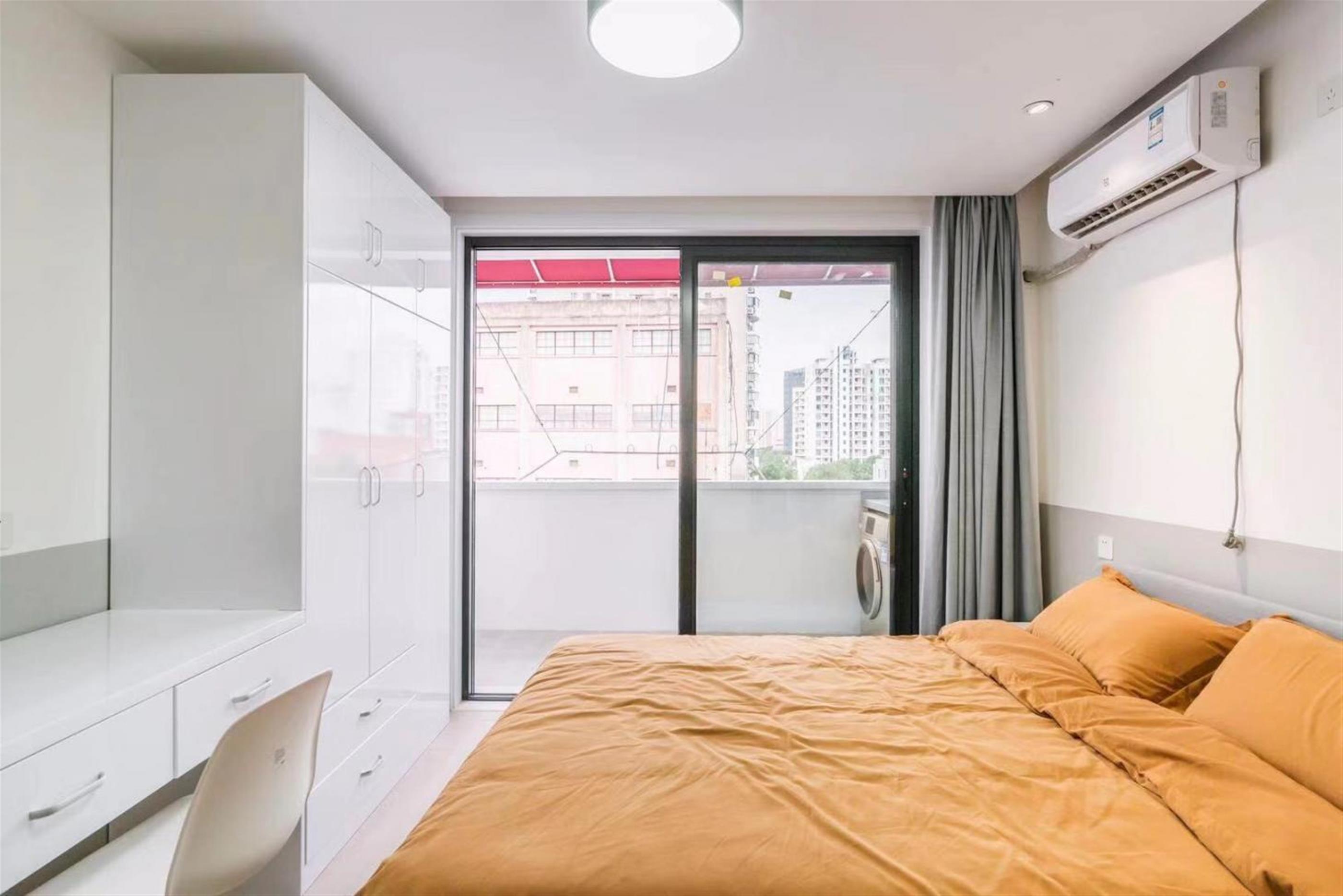 bright bedroom Renovated Bright Spacious 1BR Walk-up Apt Nr LN 3/4 for Rent in Shanghai