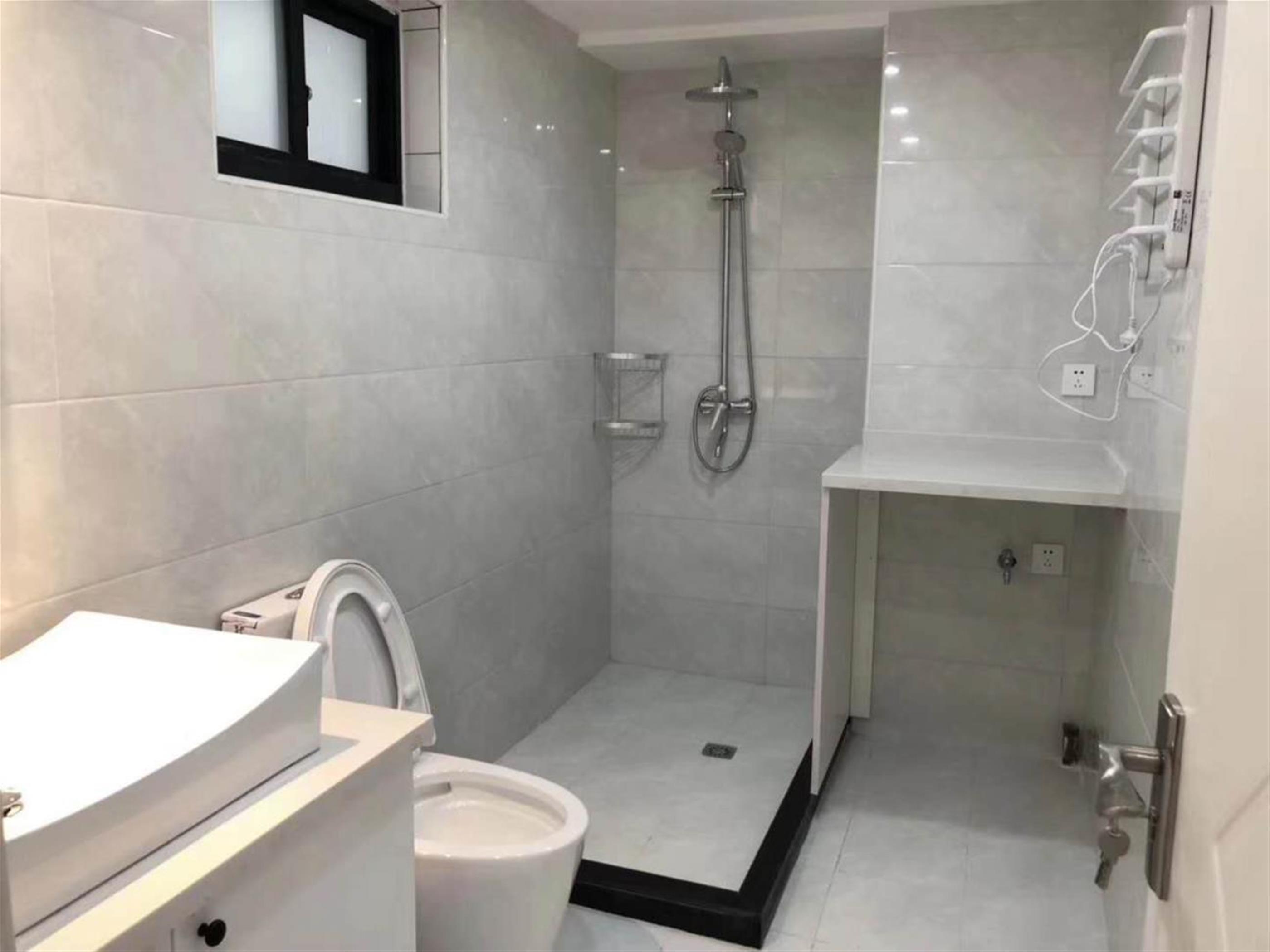 clean bathroom Renovated Bright Affordable 2BR Apt Nr LN 3/4/11/13 for Rent in Shanghai