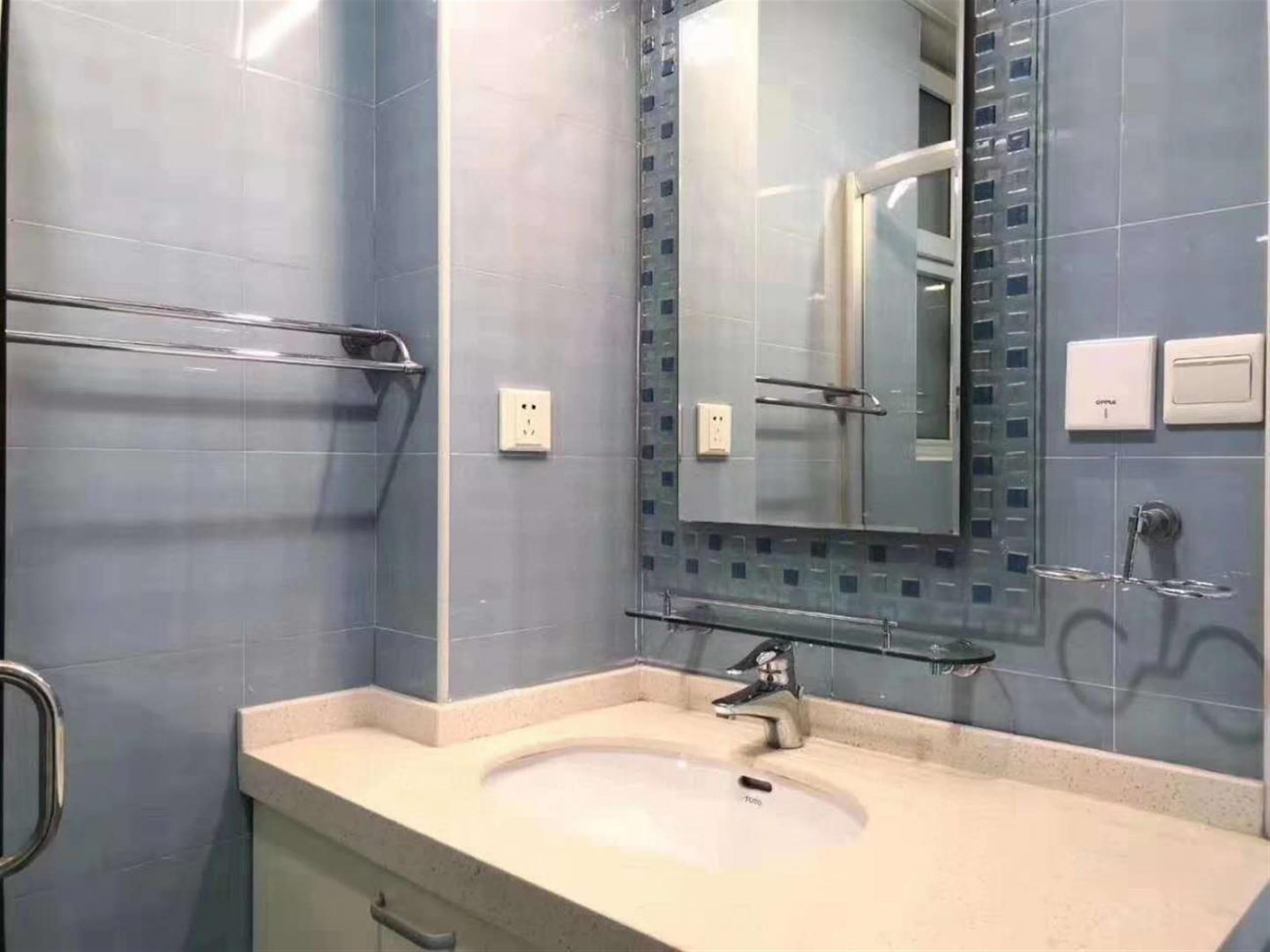 clean bathroom Renovated Bright 1BR FFC Walk-up Apt Nr LN 1/10/12 for Rent in Shanghai