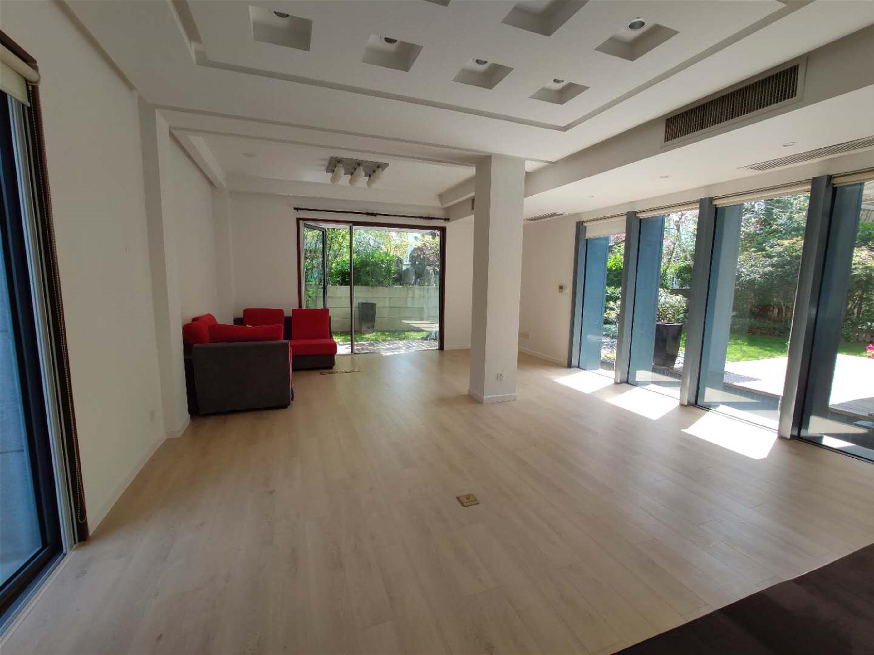 open living room Affordable, Newly Renovated, Family Villa for rent in the Shanghai Lakeside Villas