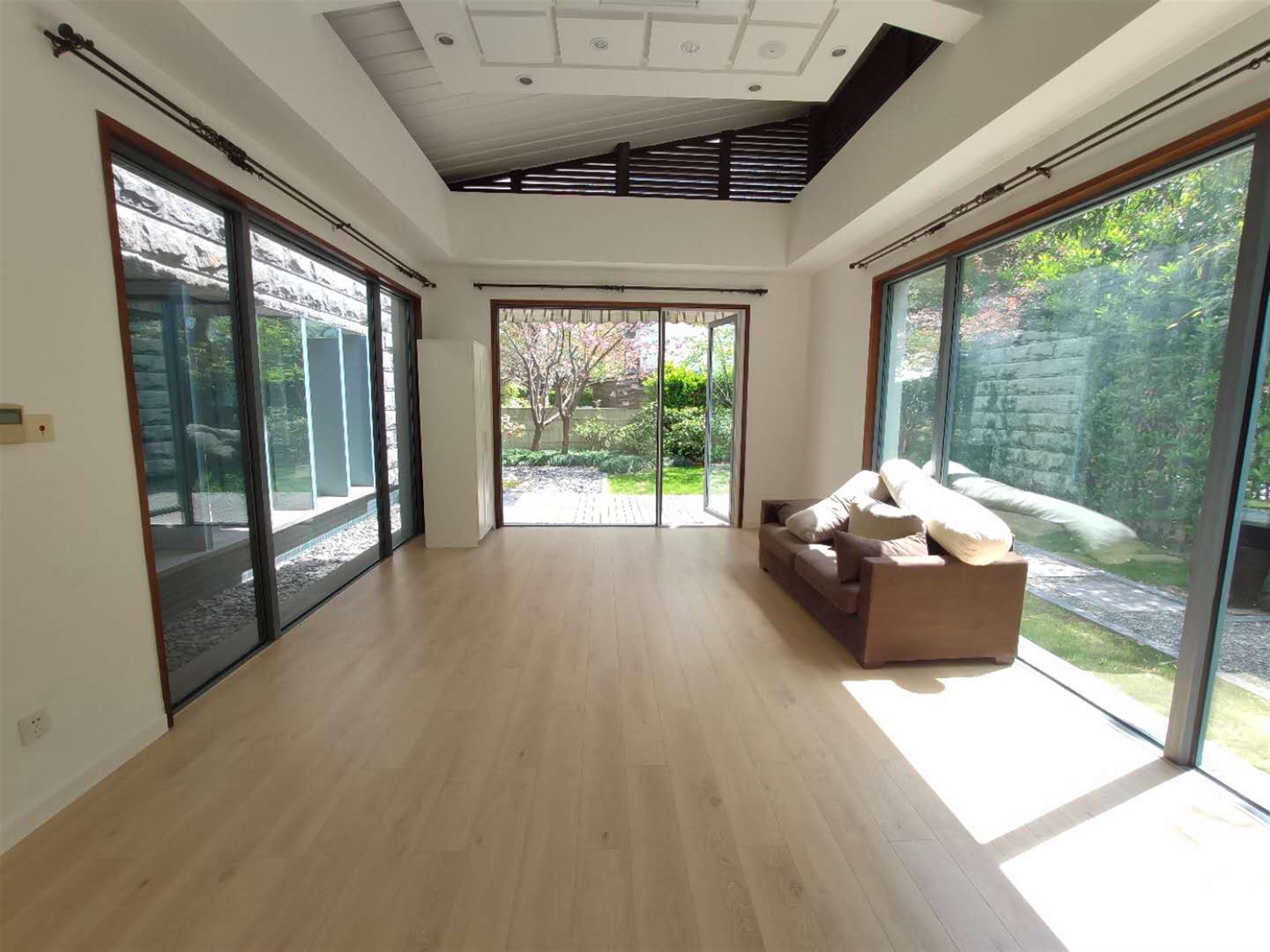 bright windows Affordable, Newly Renovated, Family Villa for rent in the Shanghai Lakeside Villas