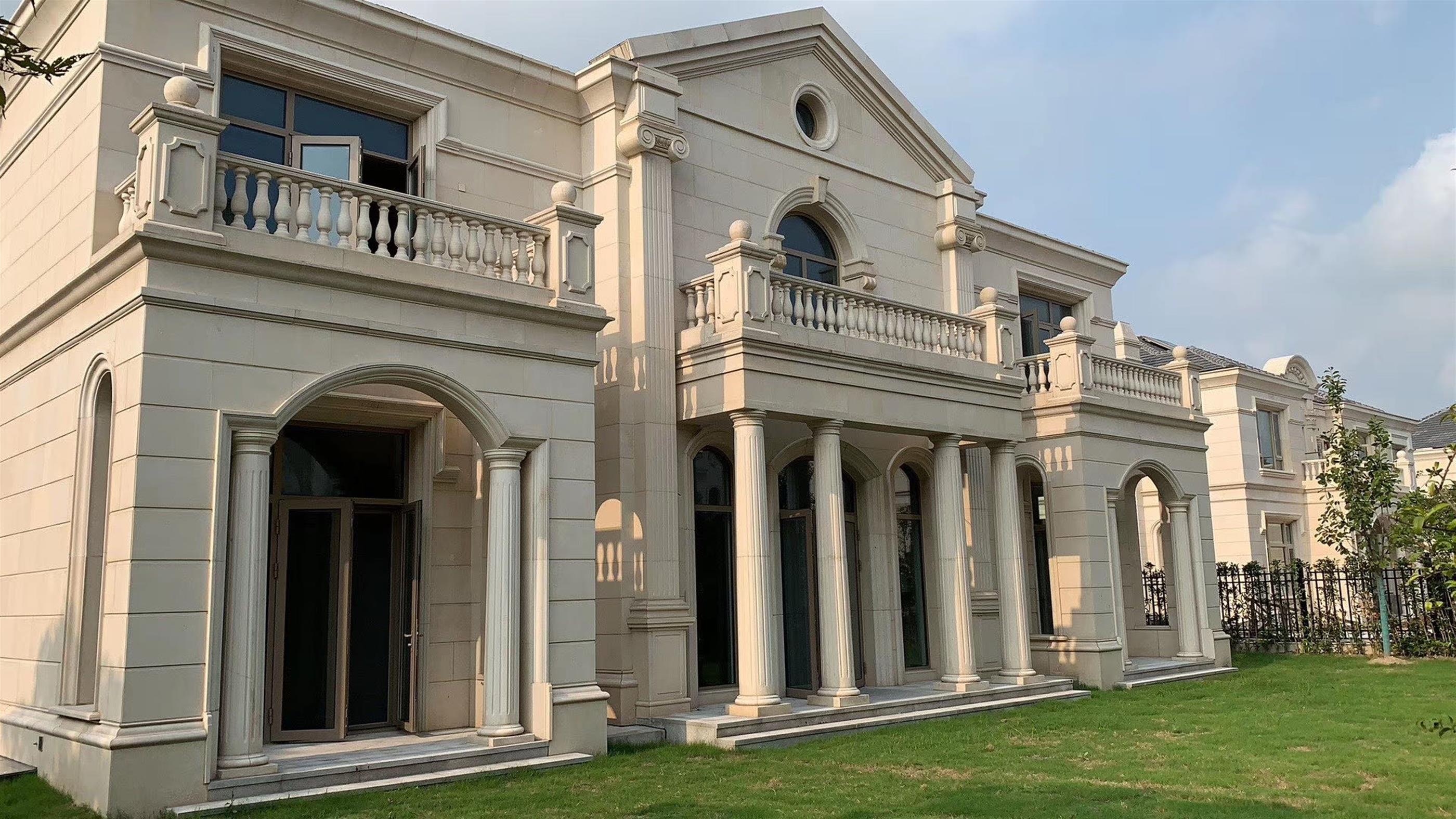 Front of the house Brand New Bright 5BR 3-Level Jinqiao Villas for Rent in Shanghai