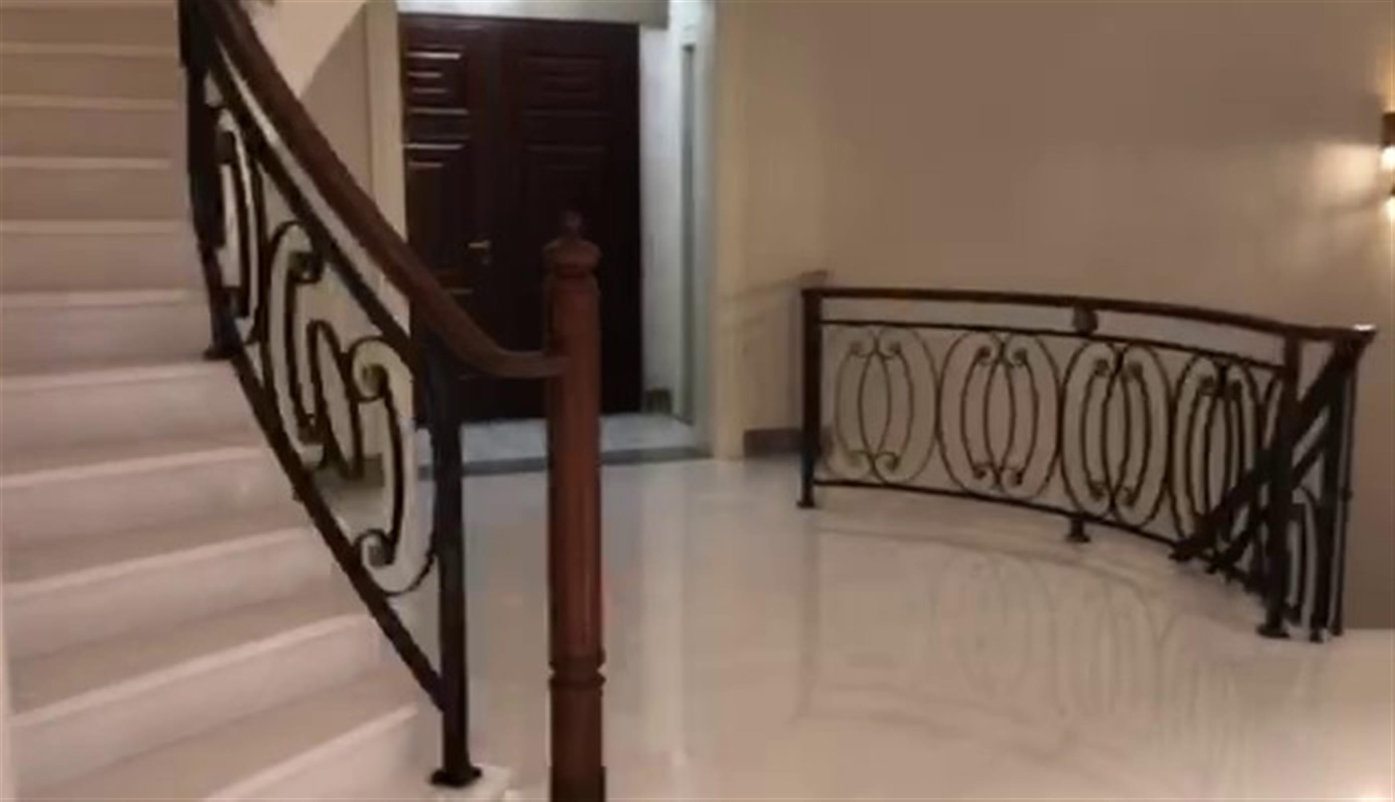 stairs Brand-New Bright 7BR 4-Level Jinqiao Villas for Rent in Shanghai