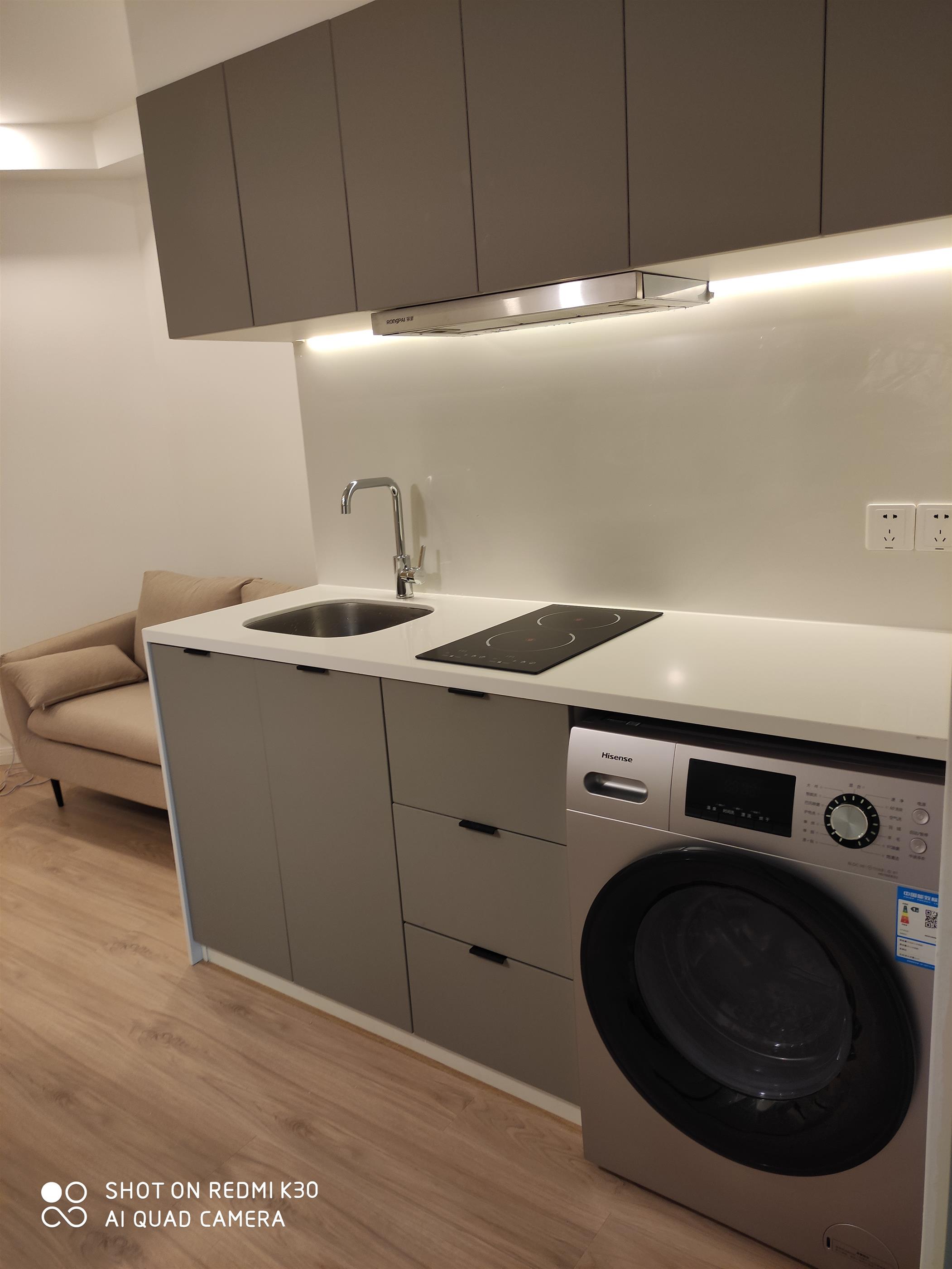 clothes washer Great Value, Great Location New 1BR Apartment nr LN 2/7/12/13 for Rent in Downtown Shanghai