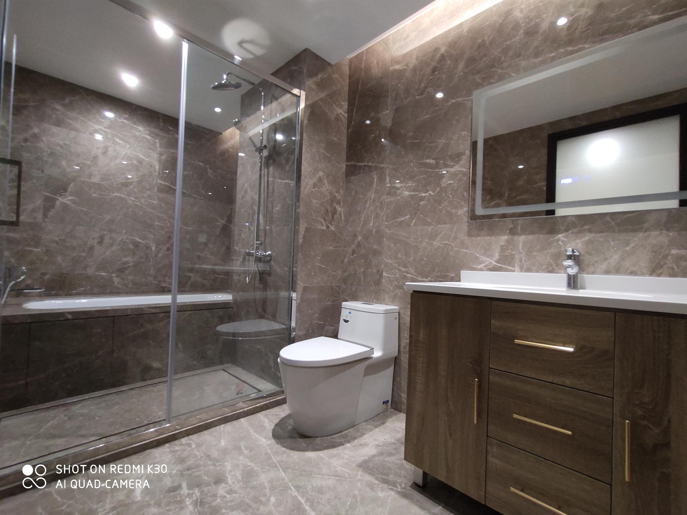 new bathroom New Spacious Convenient 2BR Gubei Apartment nr LN 2 for Rent in Shanghai
