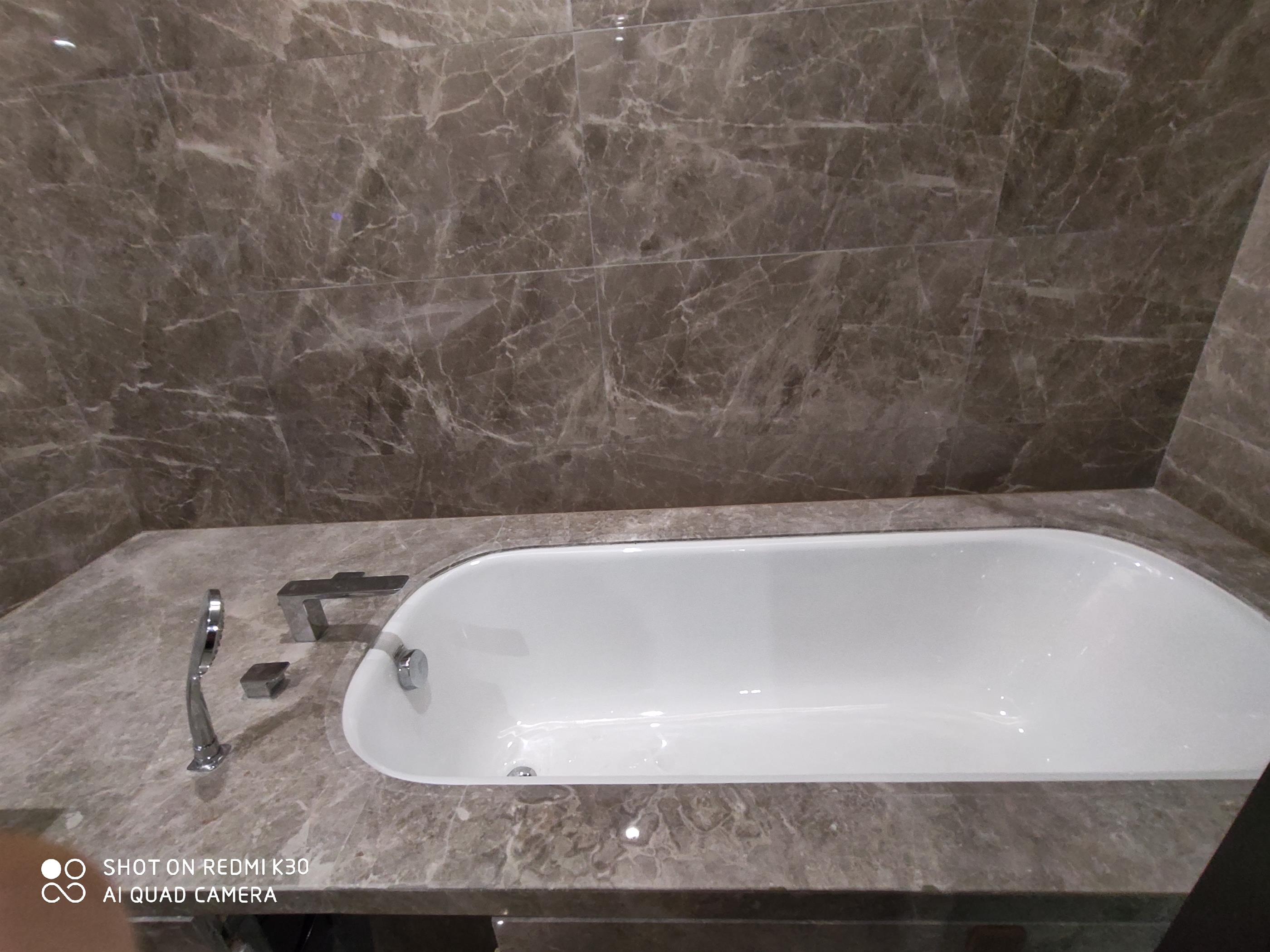 bathtub Newly Renovated Spacious Convenient 3BR Gubei Apartment nr LN 2 for Rent in Shanghai