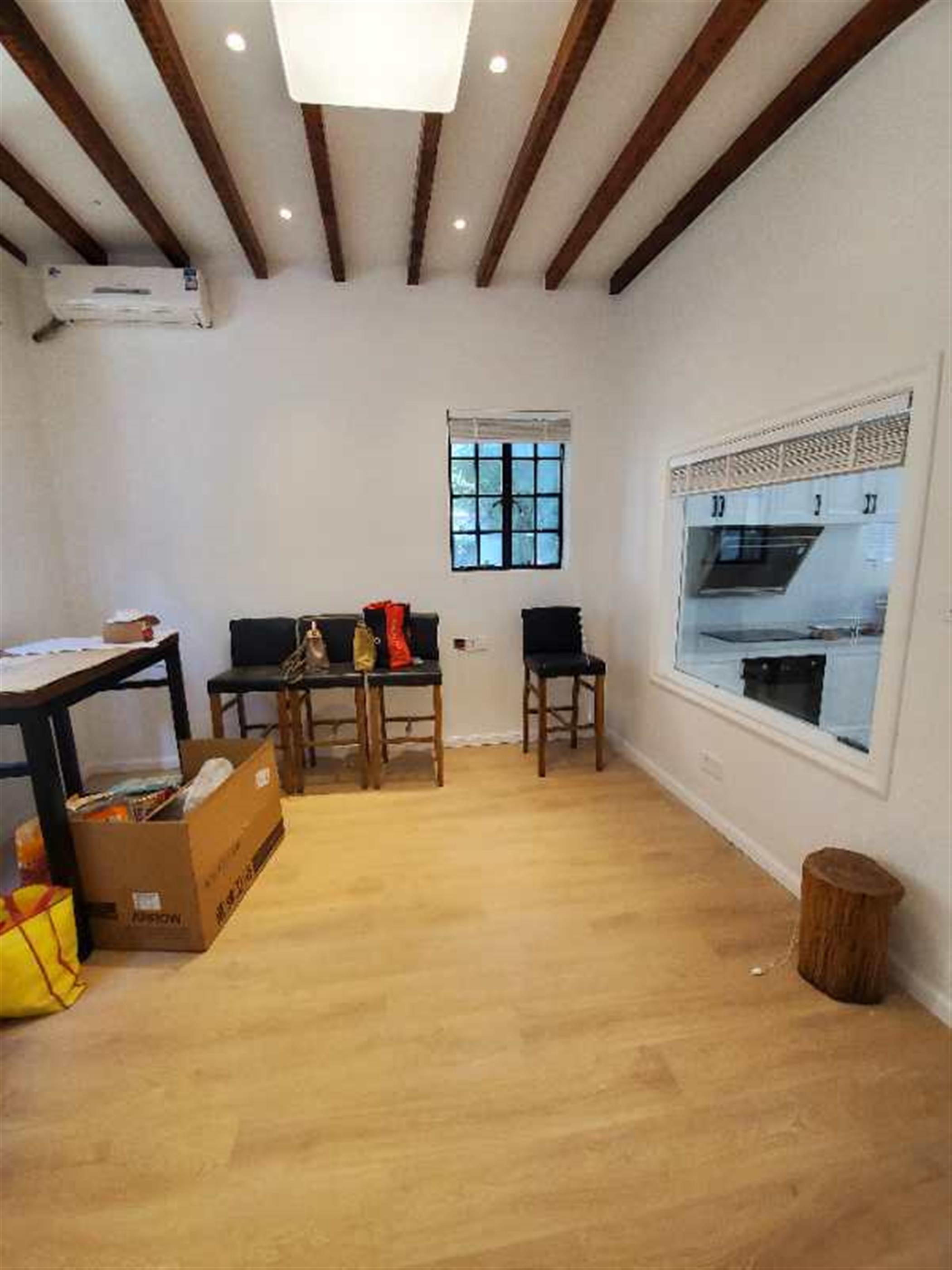 Open living space Spacious 2BR FFC Lane House Apt w Private Courtyard Nr Ln 1/9/10/12 for Rent in Shanghai